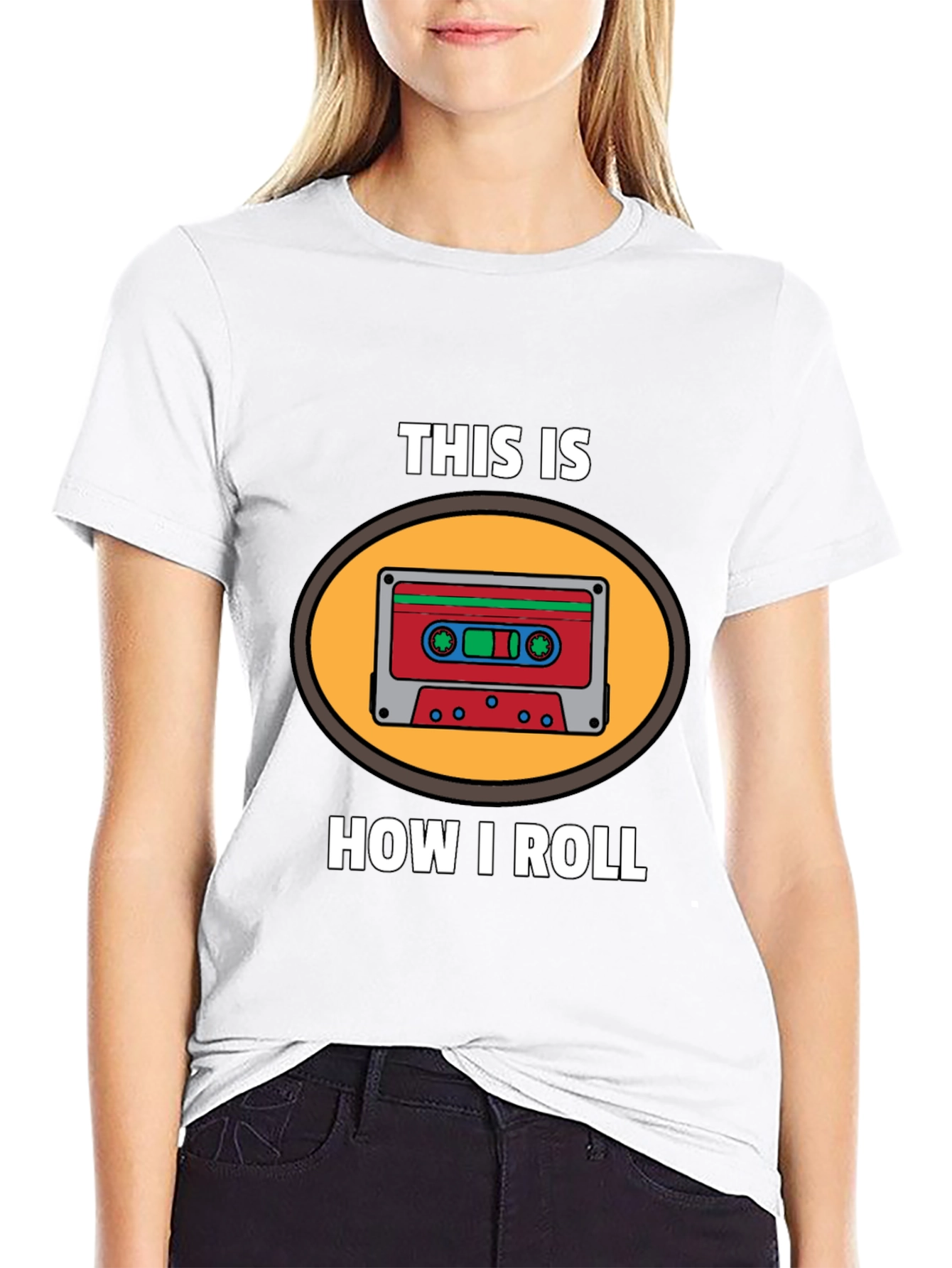 This Is How I Roll Cassette Tape Graphic T-Shirt