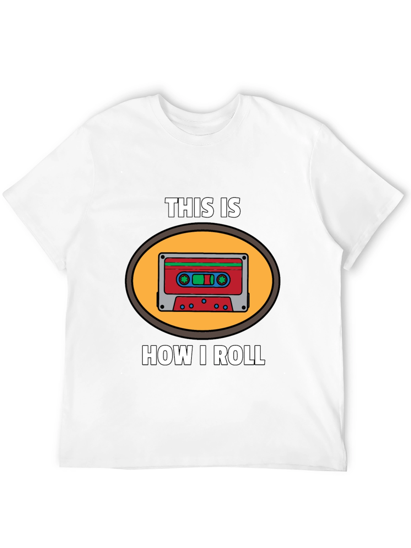 This Is How I Roll Cassette Tape Graphic T-Shirt
