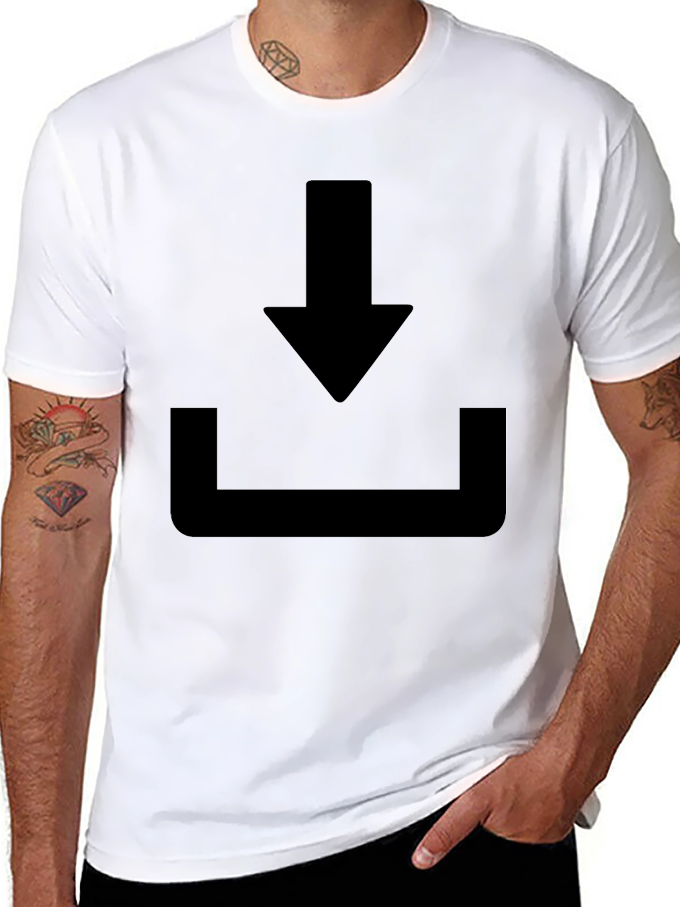 Download Graphic Black T-Shirt