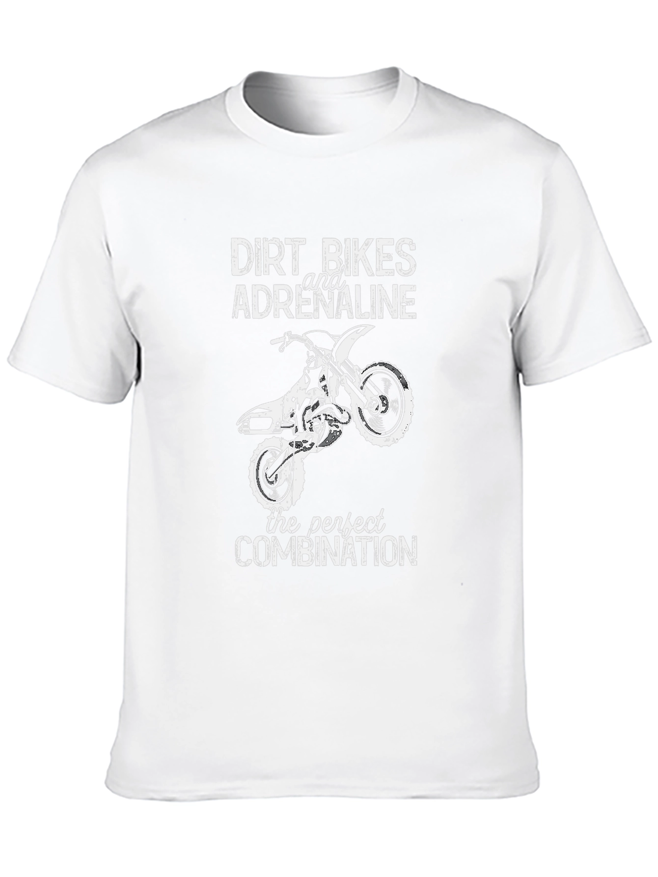 Dirt Bikes & Adrenaline Black Graphic Tee