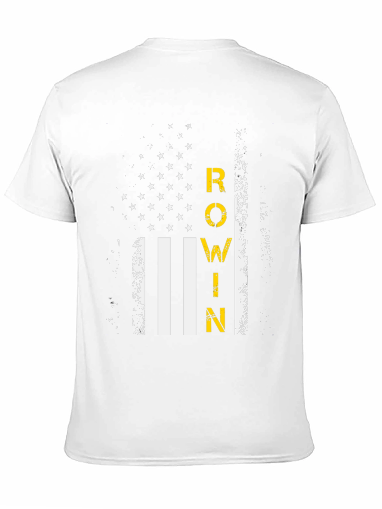 Rowin American Flag Graphic T-Shirt - Black