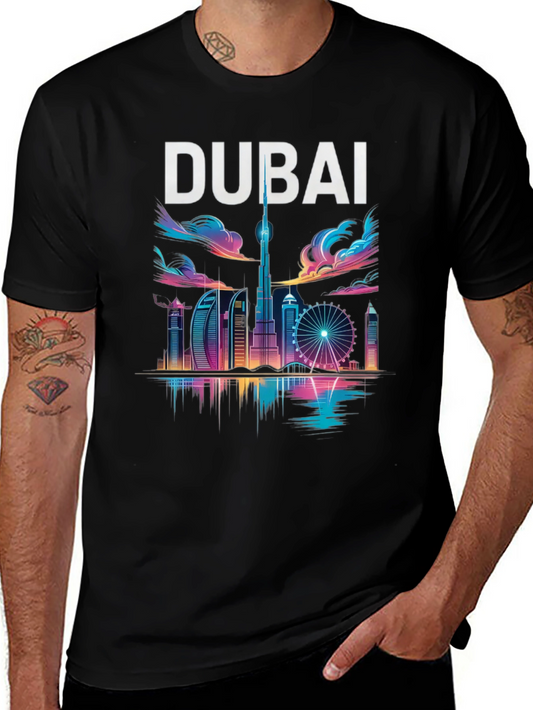 Dubai Skyline Graphic T-Shirt