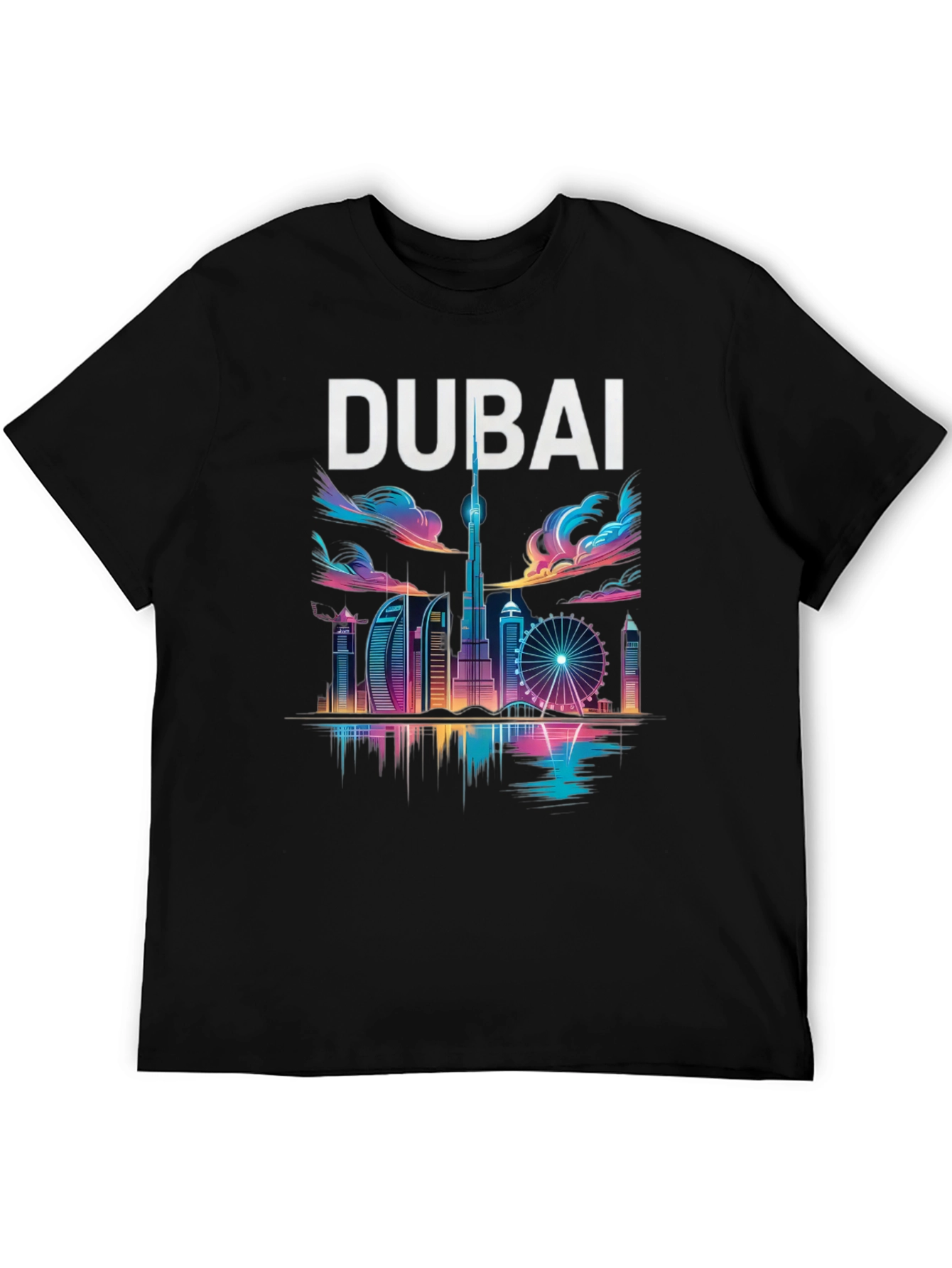Dubai Skyline Graphic T-Shirt