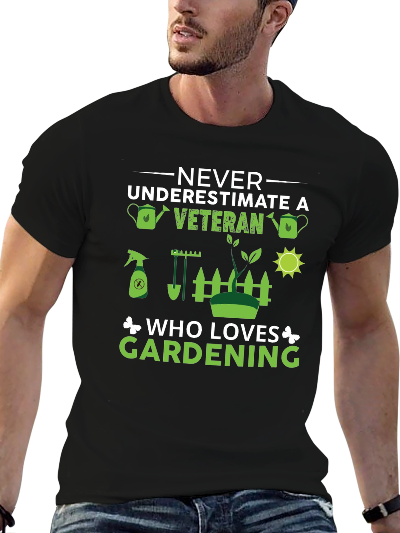 Veteran Gardener Graphic Tee