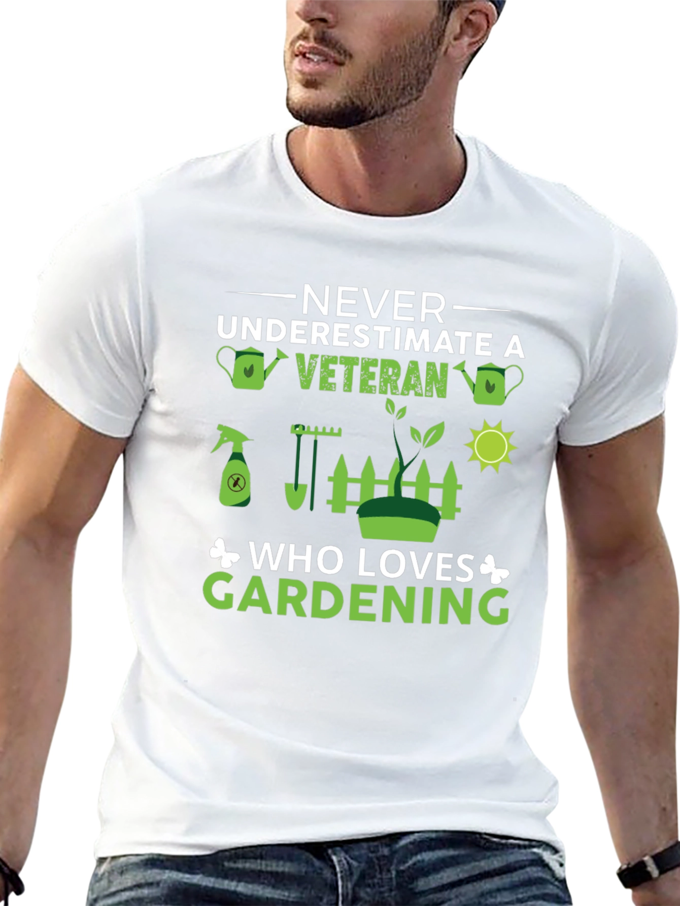 Veteran Gardener Graphic Tee