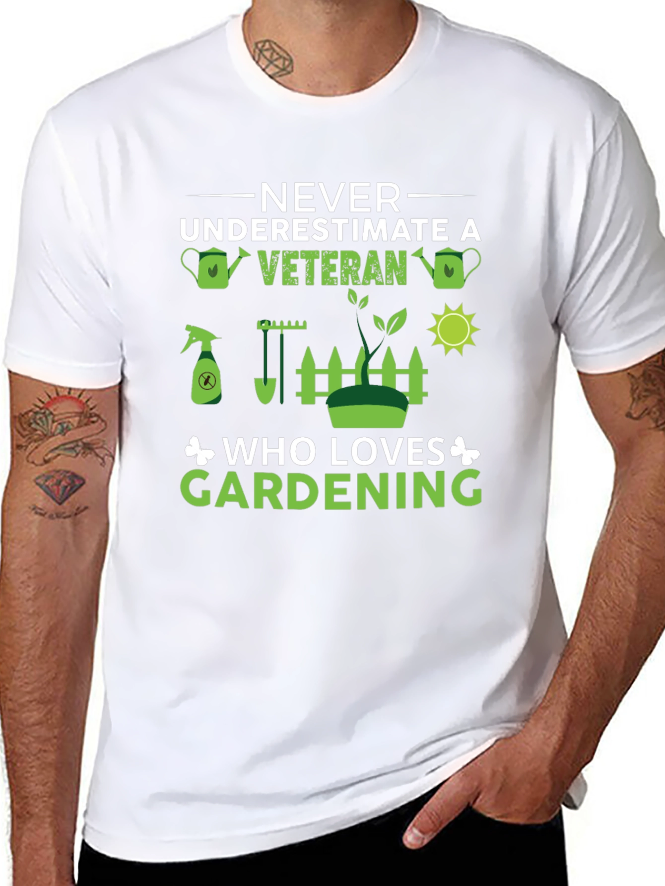 Veteran Gardener Graphic Tee