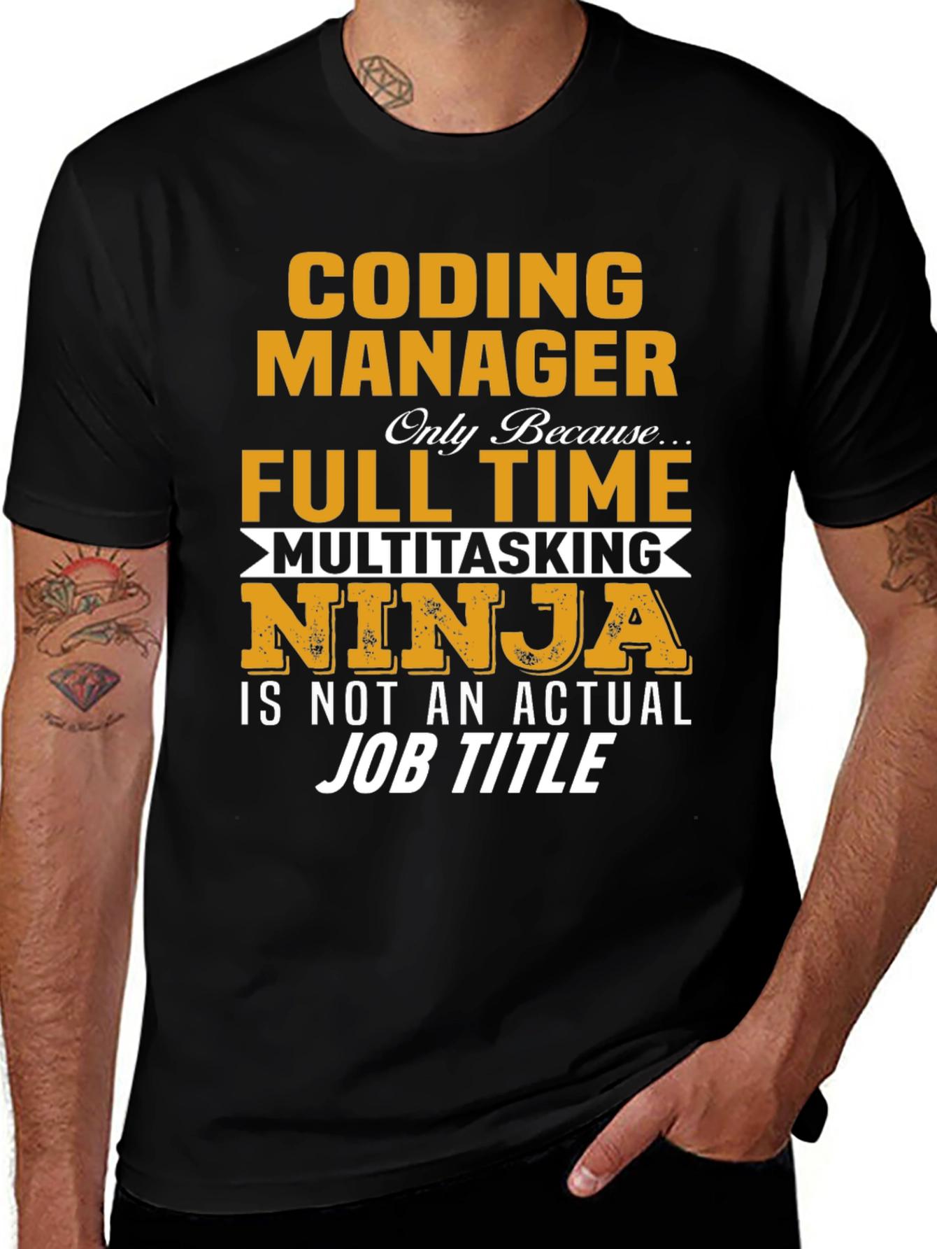Coding Manager T-Shirt - Full Time Multitasking Ninja