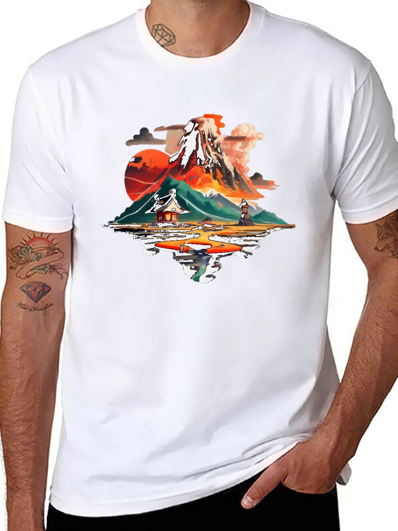 Mount Fuji Black T-Shirt