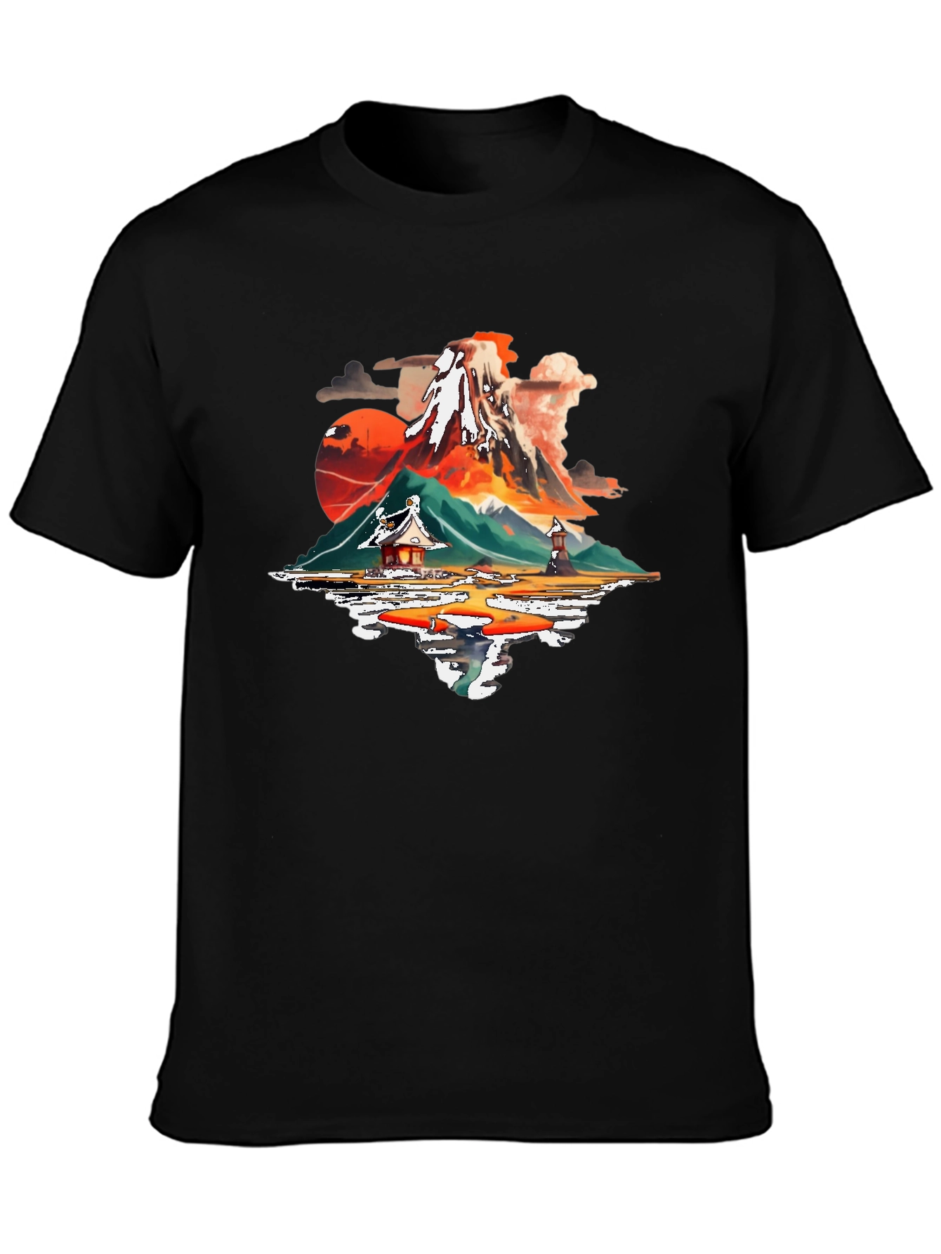 Mount Fuji Black T-Shirt