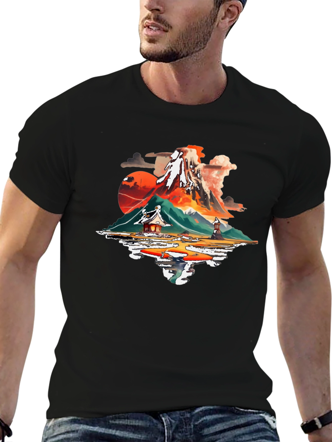 Mount Fuji Black T-Shirt