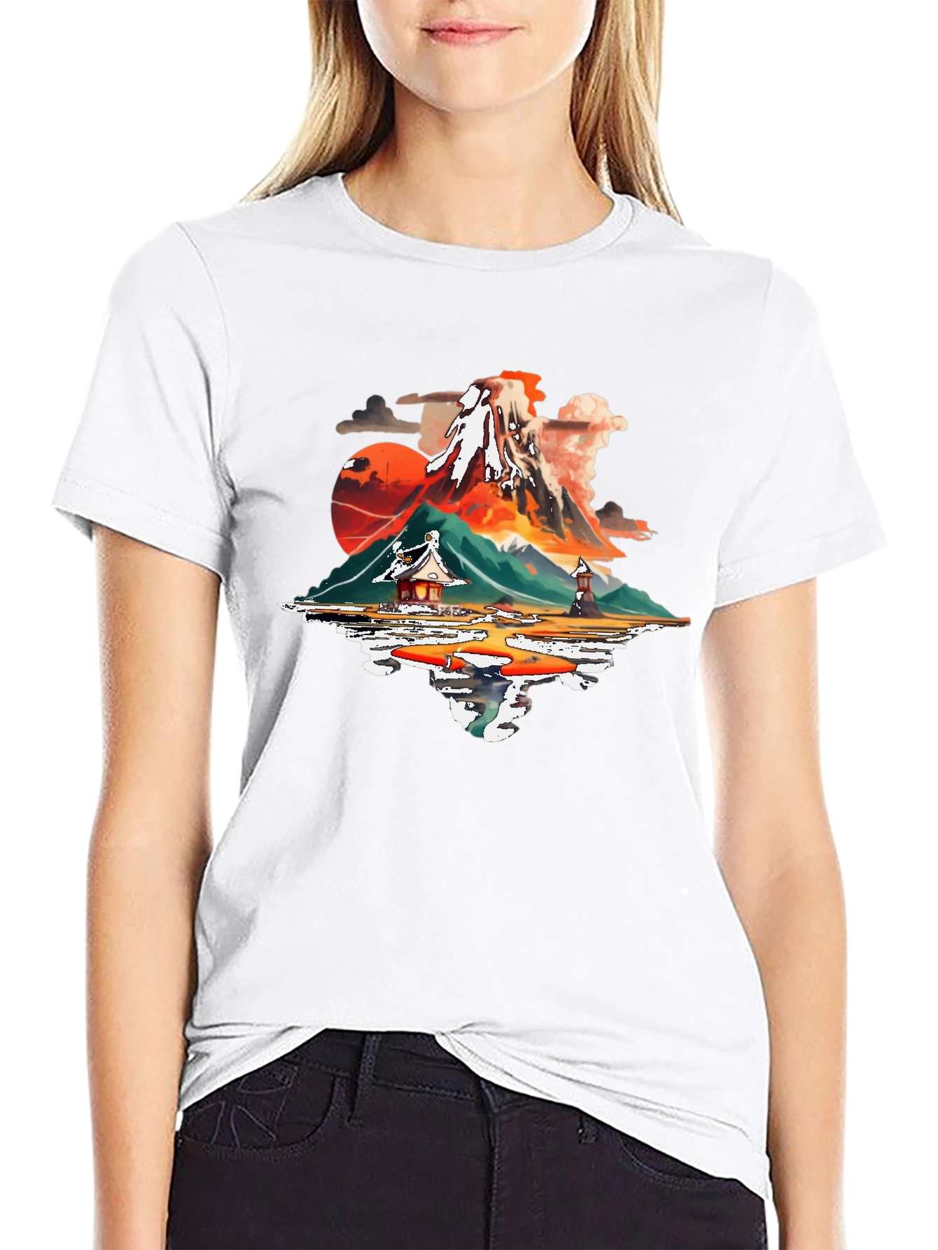 Mount Fuji Black T-Shirt