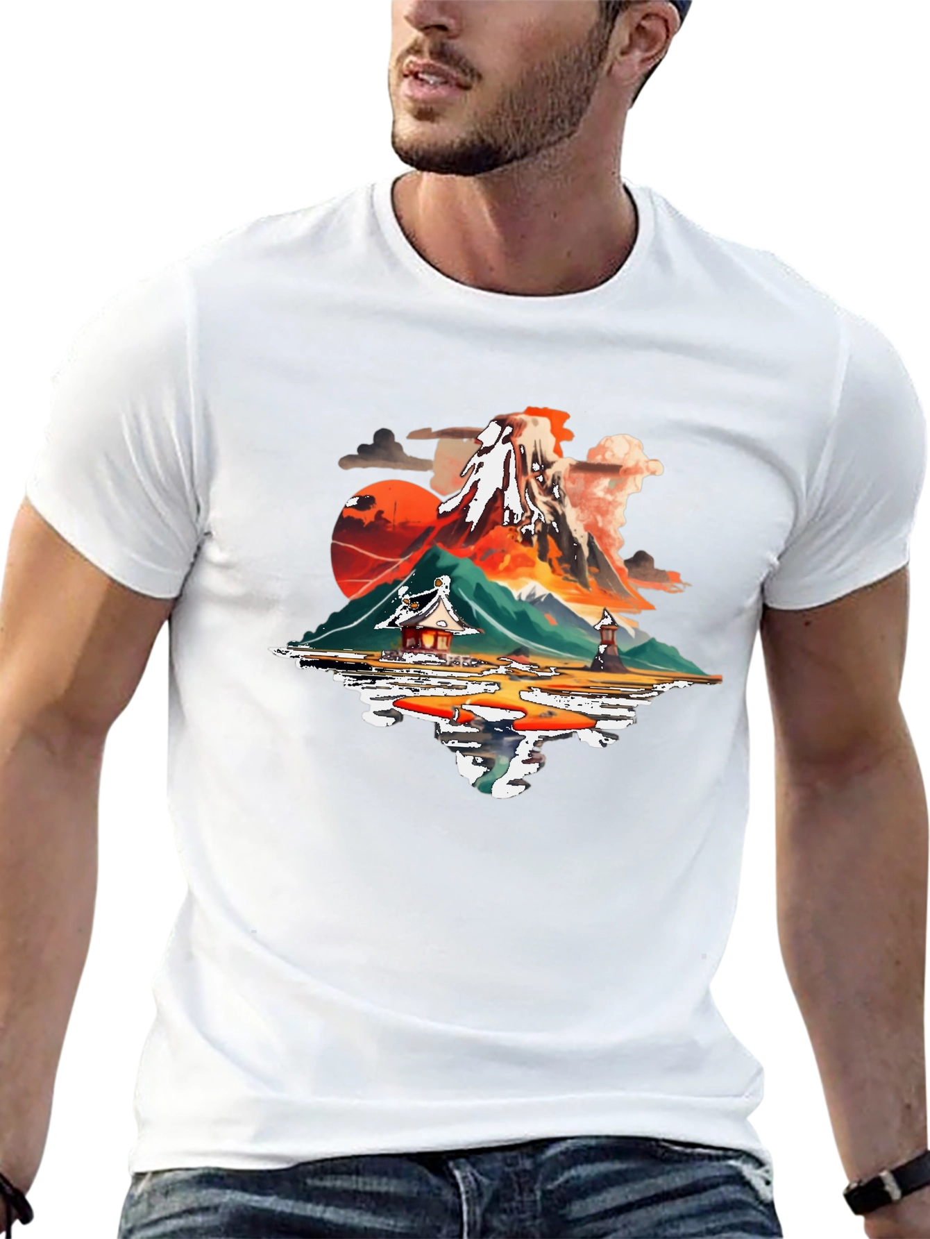 Mount Fuji Black T-Shirt