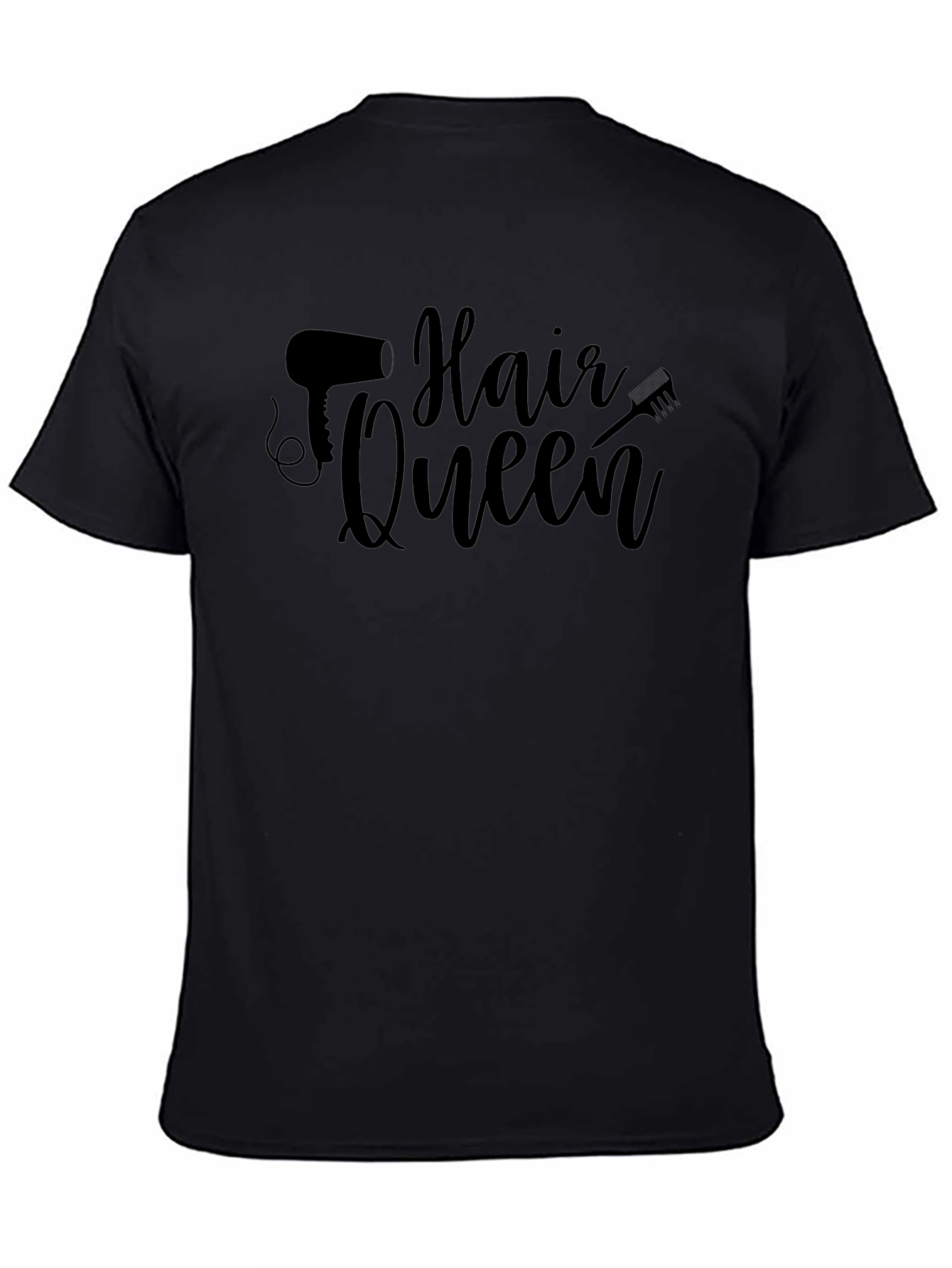 Hair Queen Black T-Shirt
