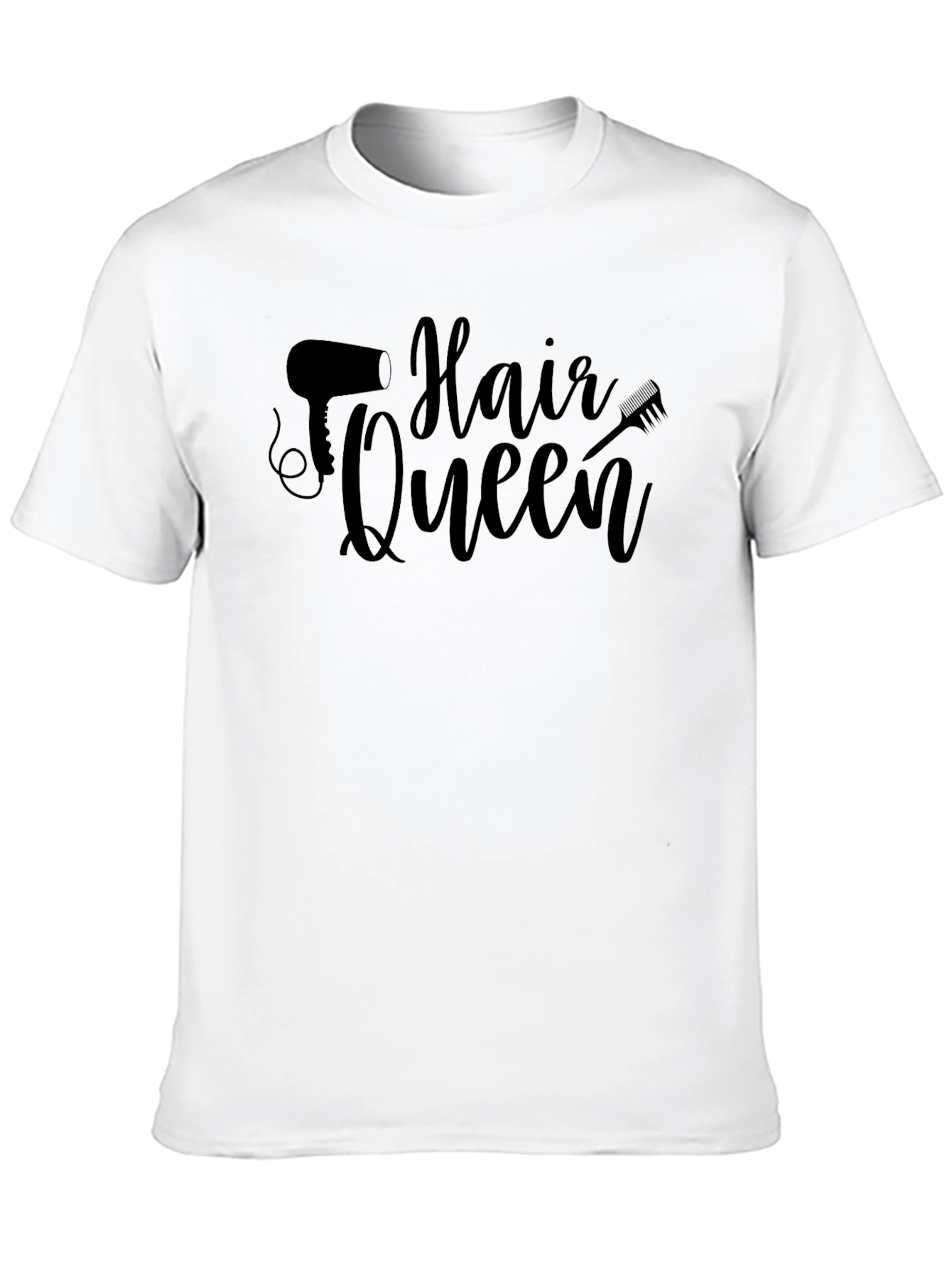 Hair Queen Black T-Shirt