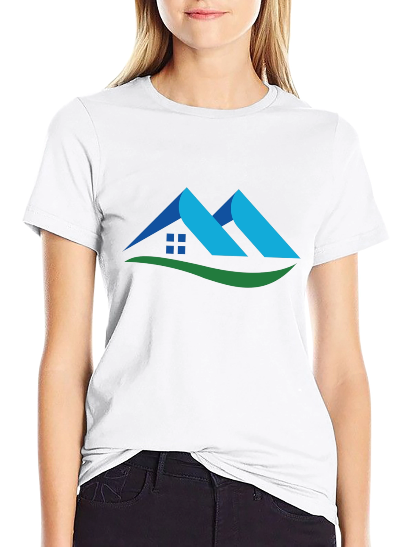 Modern Home Design Black T-Shirt