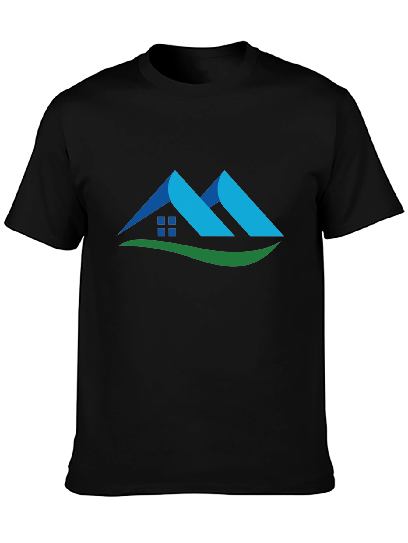 Modern Home Design Black T-Shirt