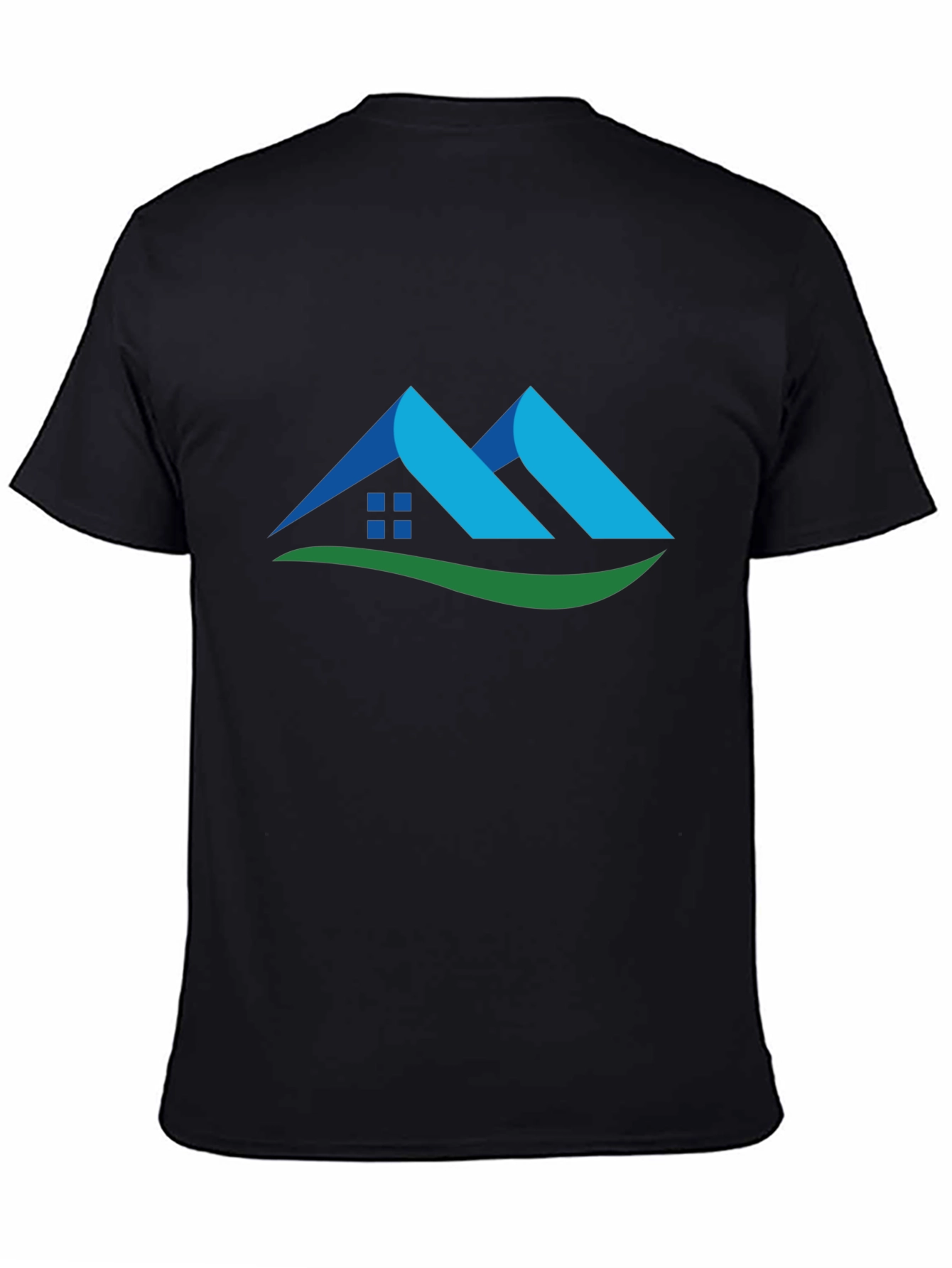 Modern Home Design Black T-Shirt
