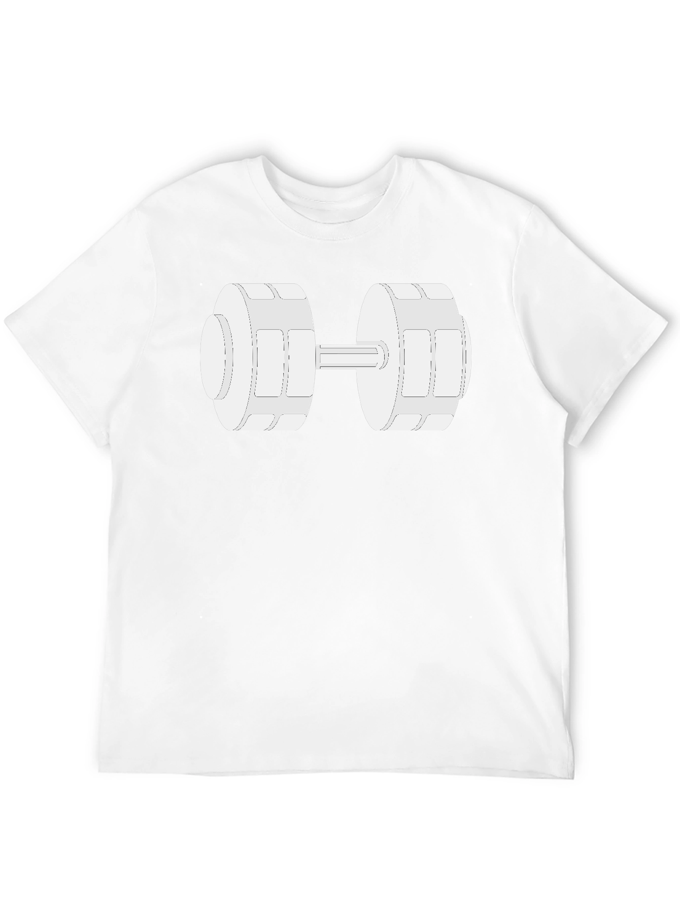 Workout Ready Graphic Tee - Dumbbell Design