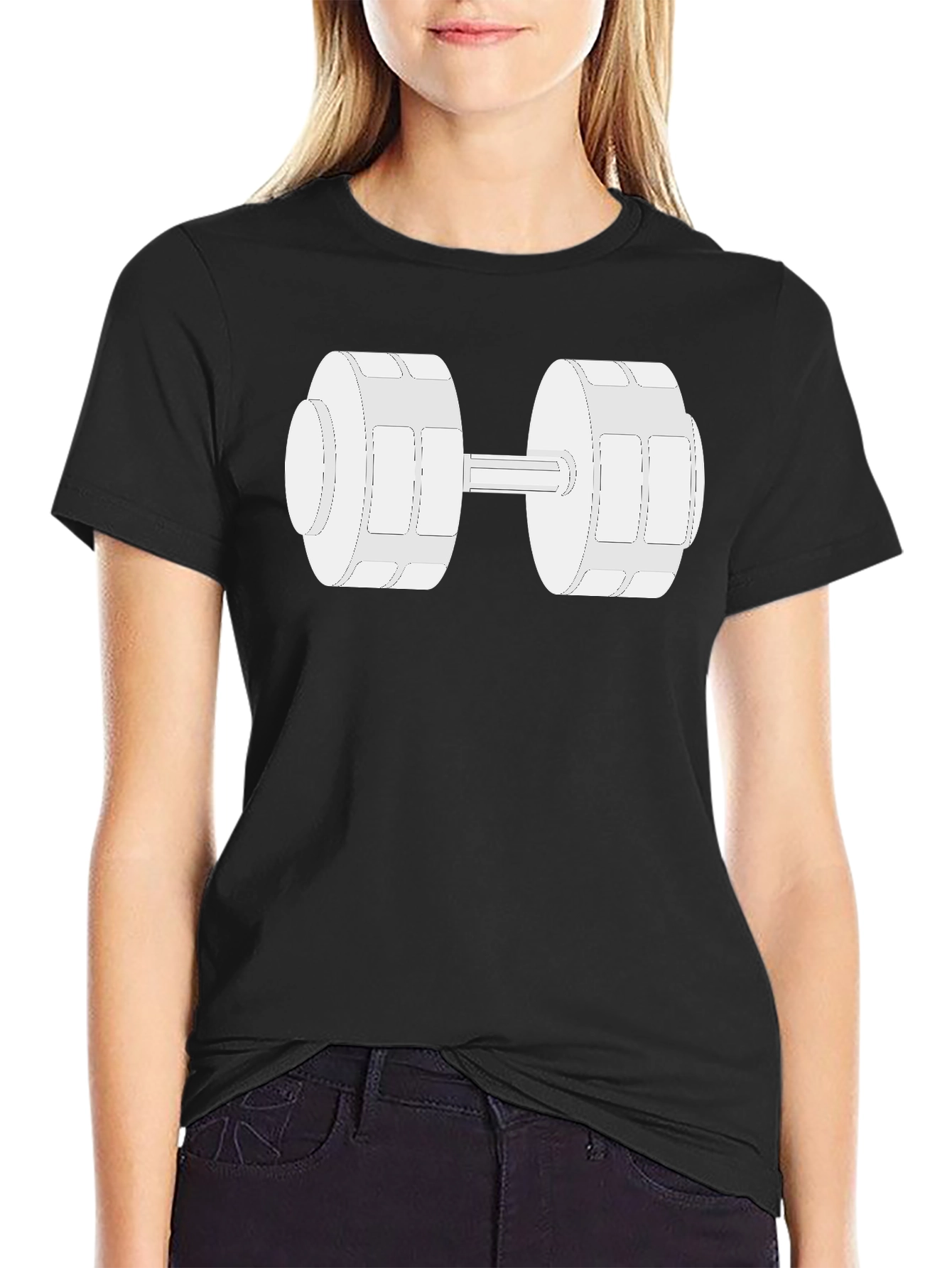 Workout Ready Graphic Tee - Dumbbell Design