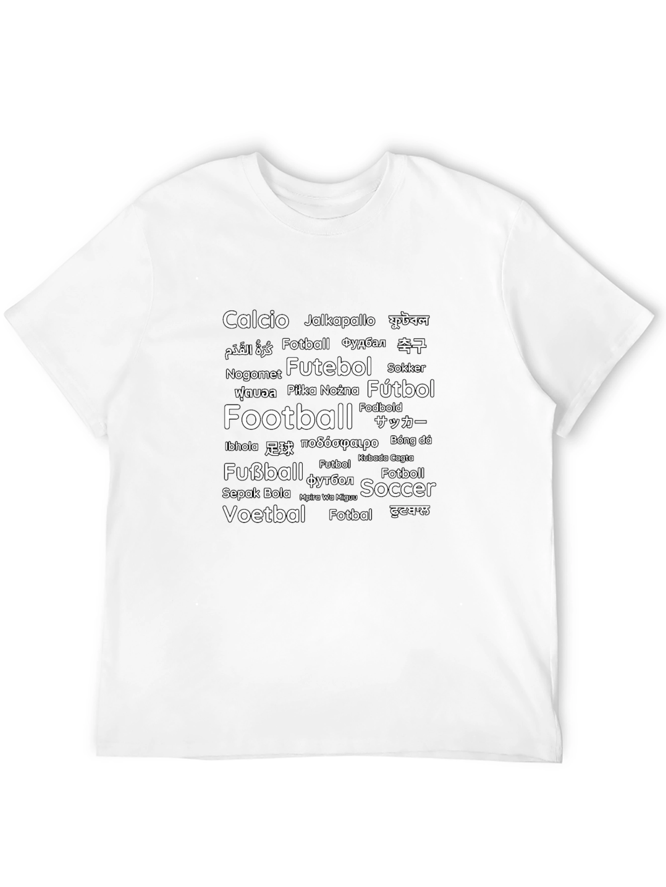 Multilingual Football T-Shirt