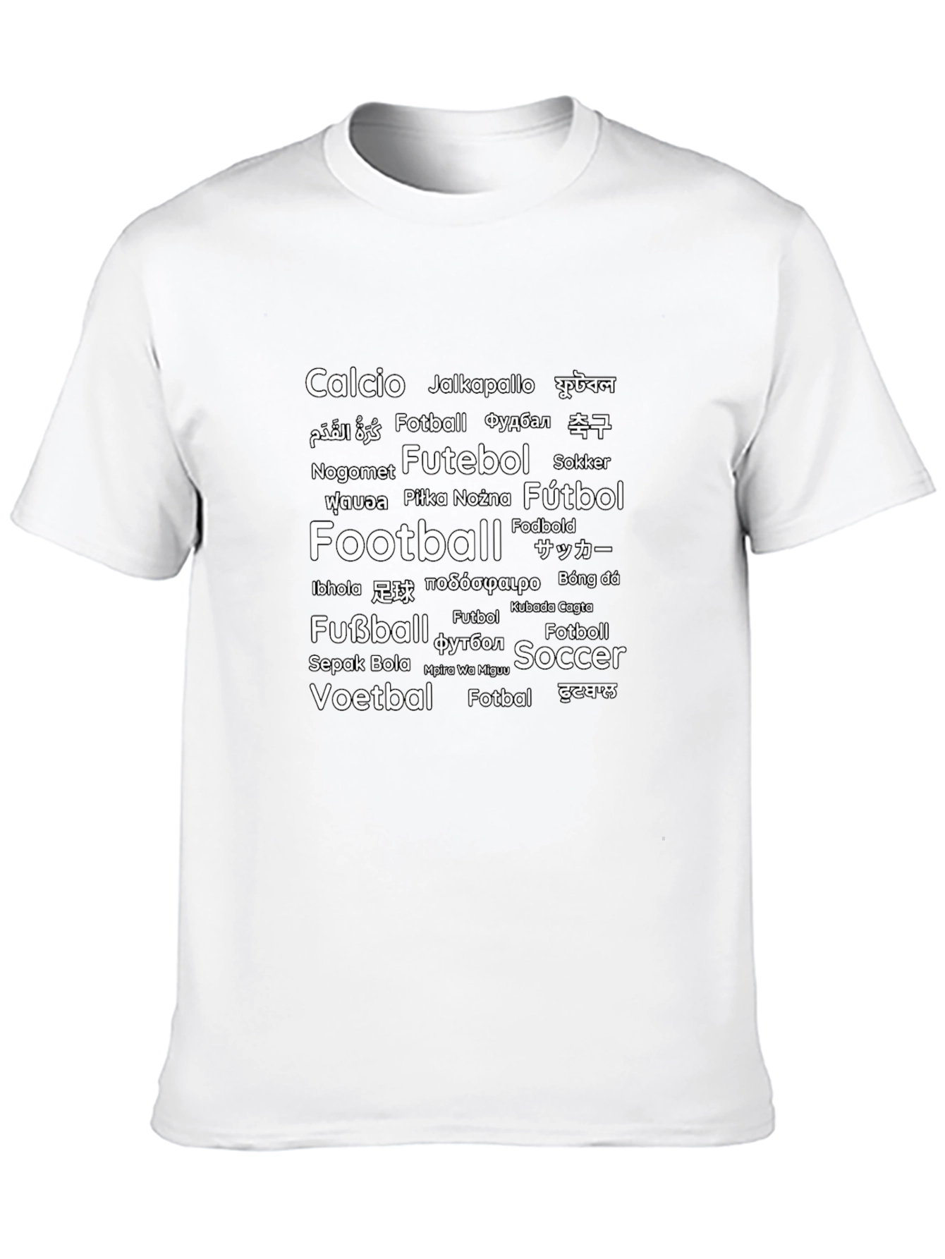 Multilingual Football T-Shirt