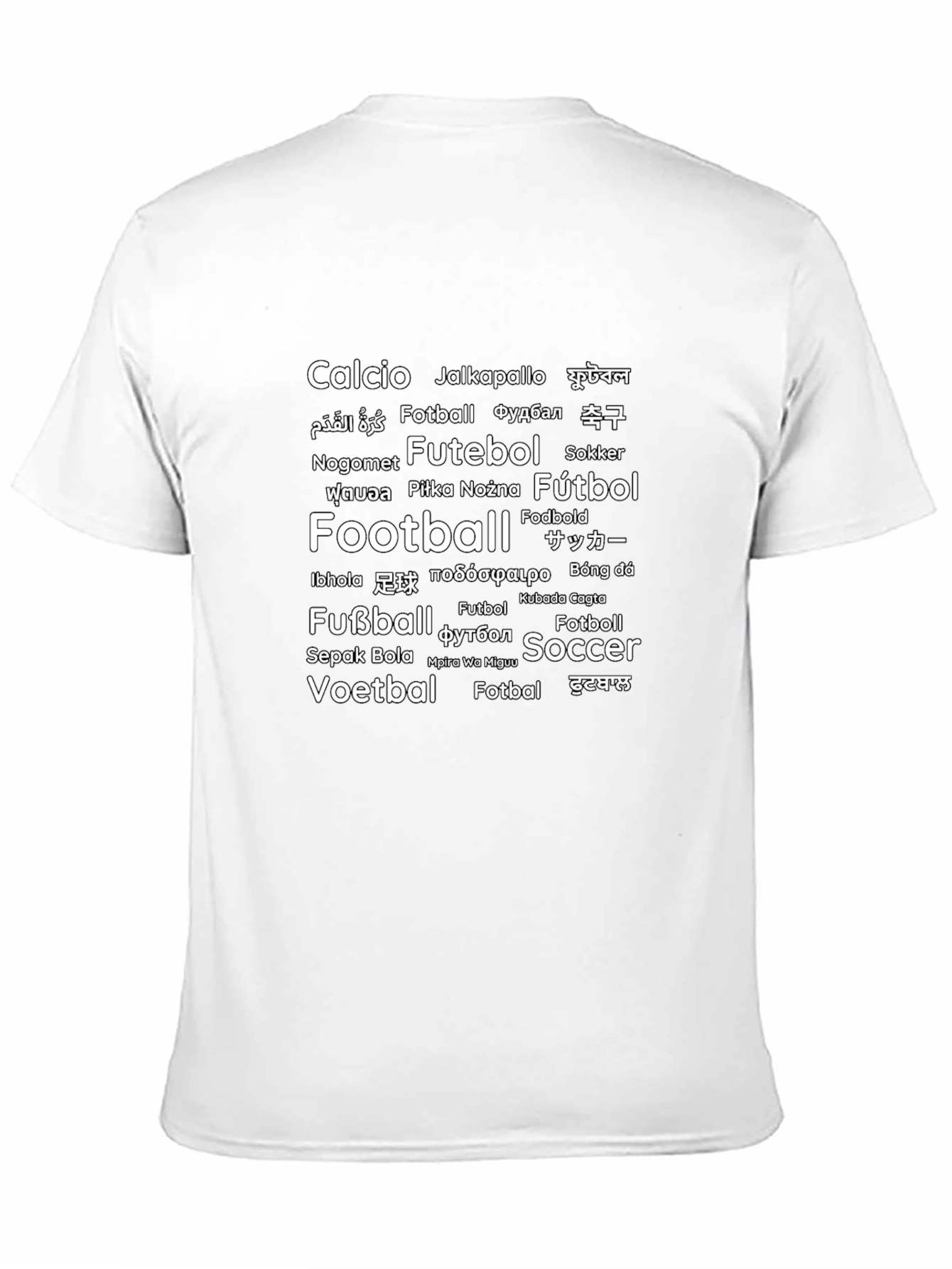 Multilingual Football T-Shirt