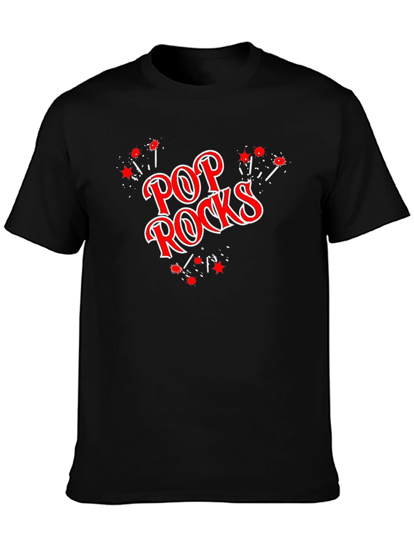 Pop Rocks Graphic Black T-Shirt