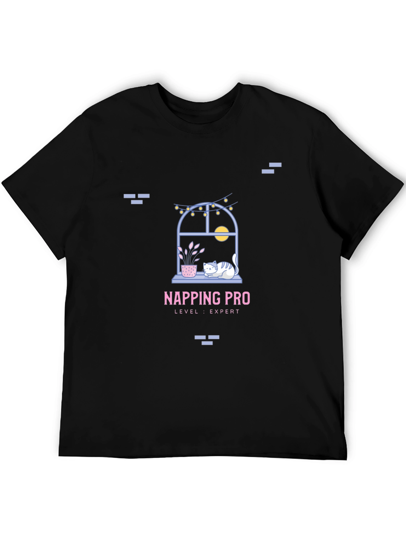 Napping Pro Expert Level Black T-Shirt