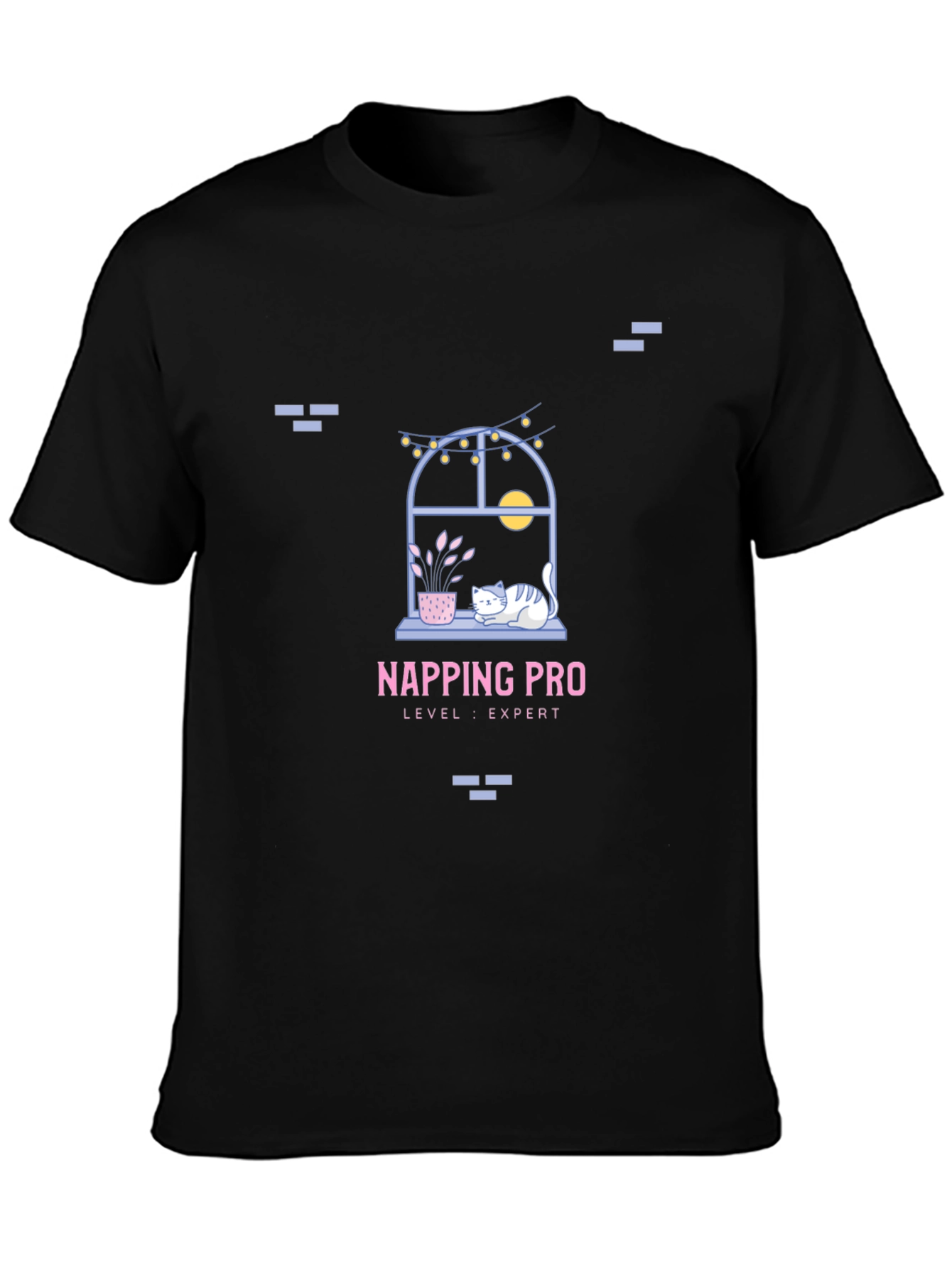 Napping Pro Expert Level Black T-Shirt