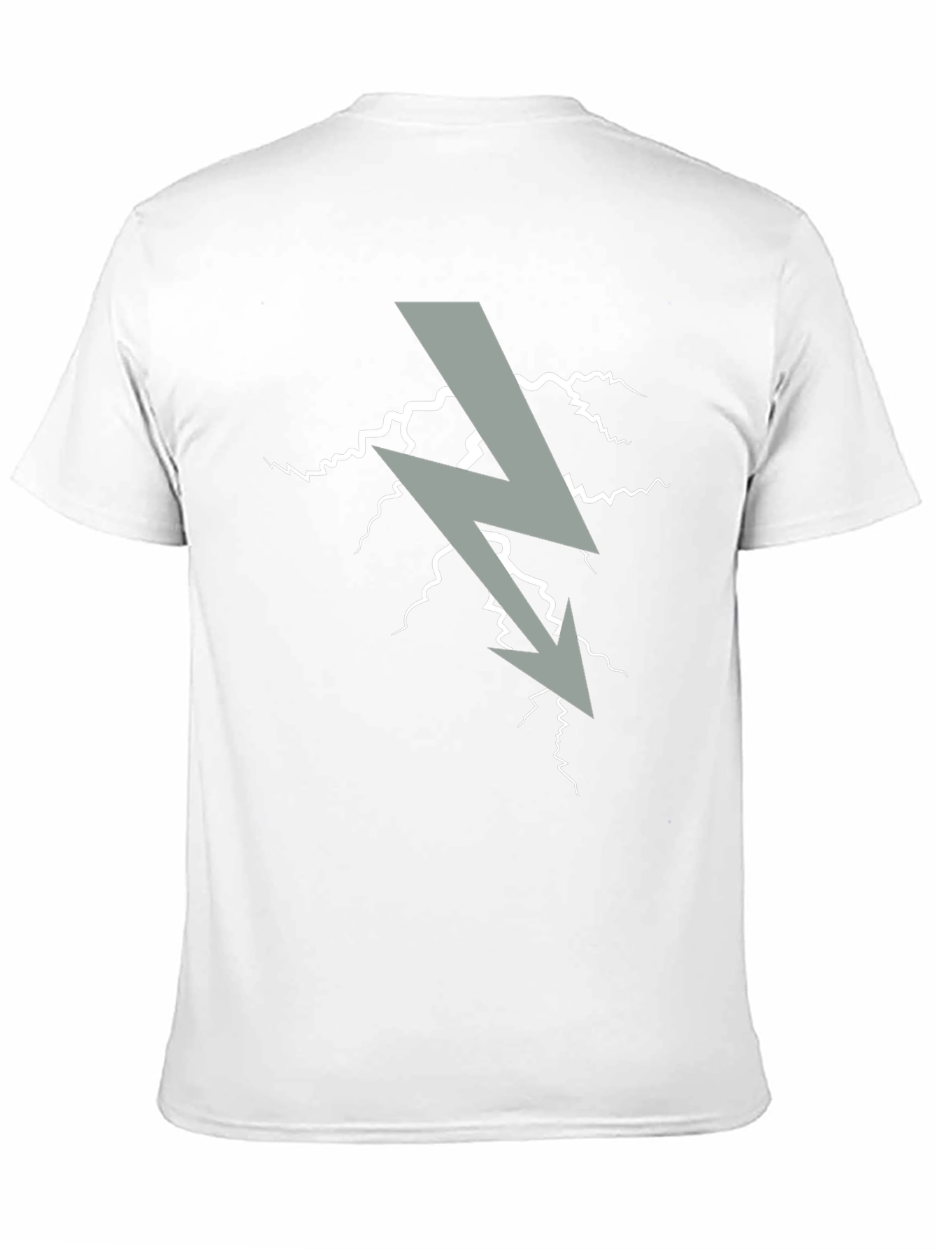 Electric Bolt Graphic T-Shirt - Black