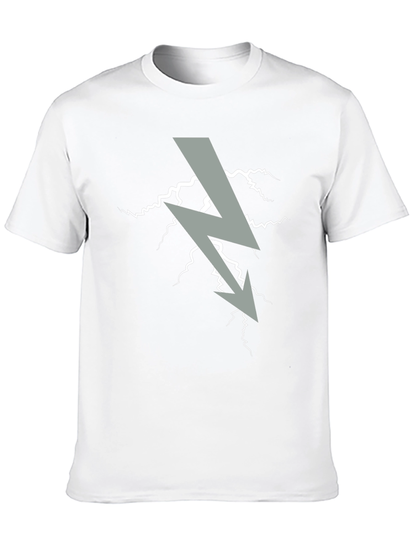 Electric Bolt Graphic T-Shirt - Black