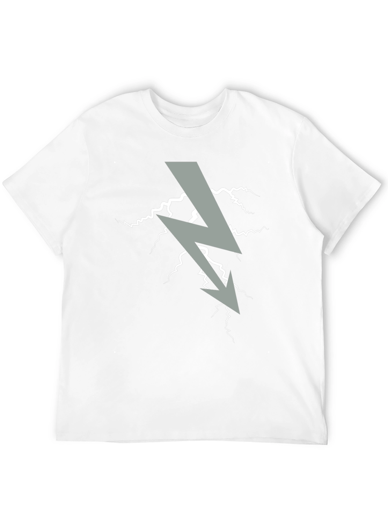 Electric Bolt Graphic T-Shirt - Black