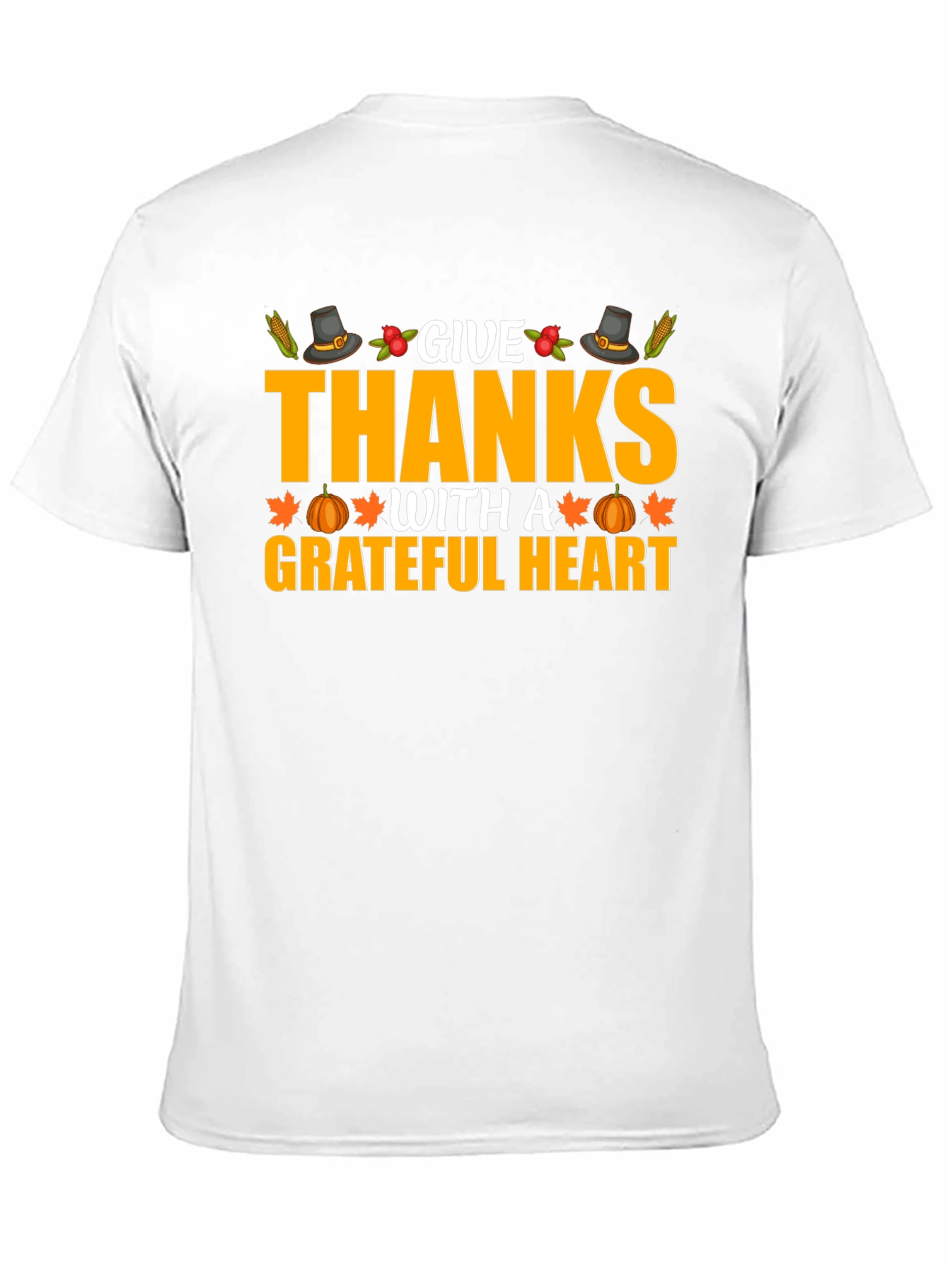 Give Thanks Grateful Heart Graphic T-Shirt