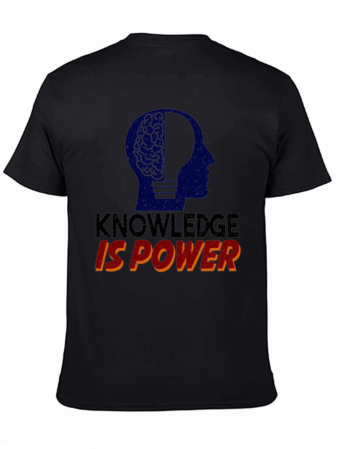 Knowledge is Power Graphic Tee - Unisex Black T-Shirt