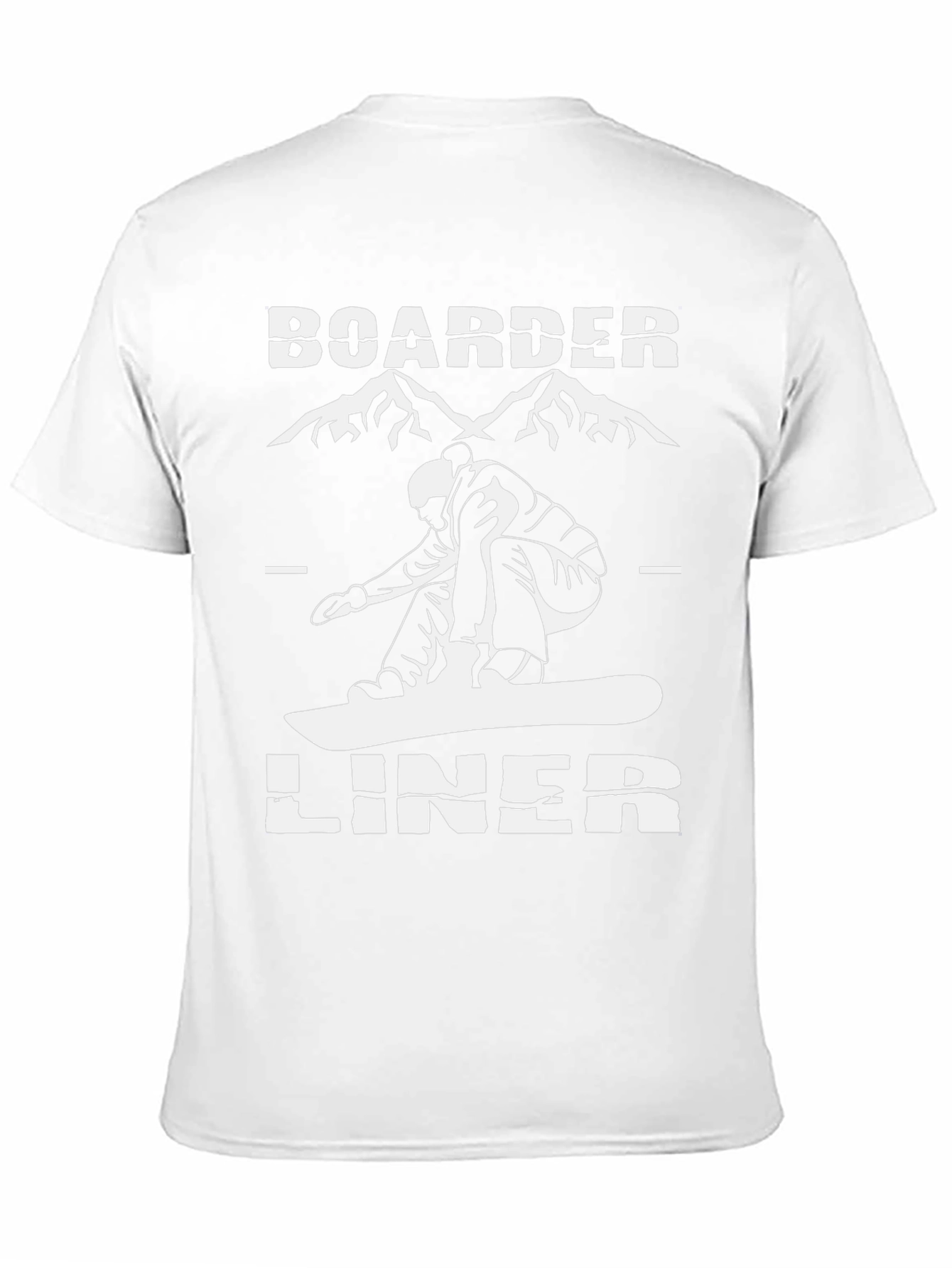 Boarder Liner Graphic Tee - Snowboarder T-Shirt