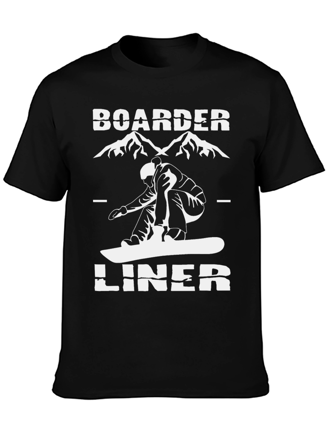 Boarder Liner Graphic Tee - Snowboarder T-Shirt