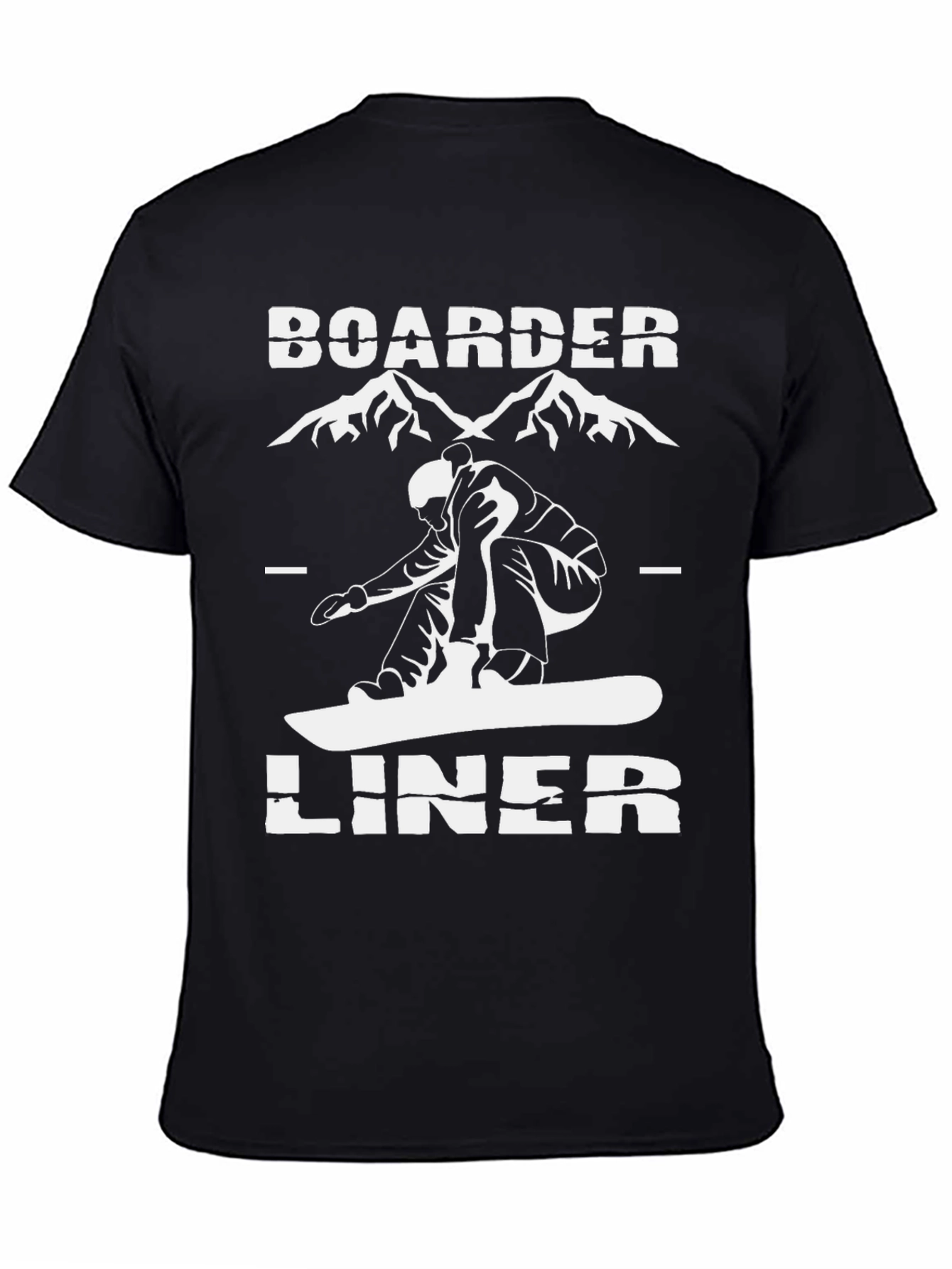Boarder Liner Graphic Tee - Snowboarder T-Shirt