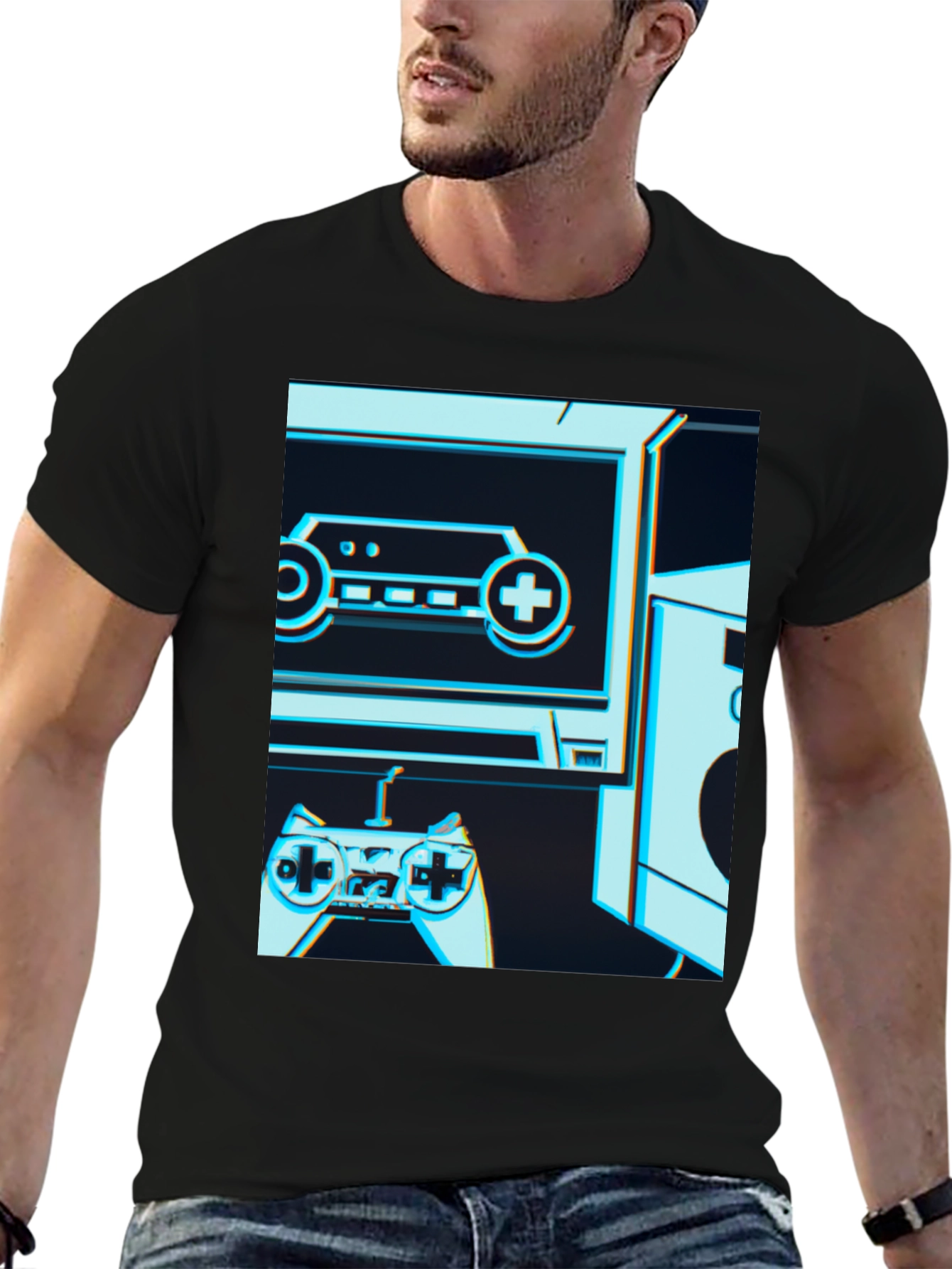 Retro Gaming T-Shirt - Classic Console Design