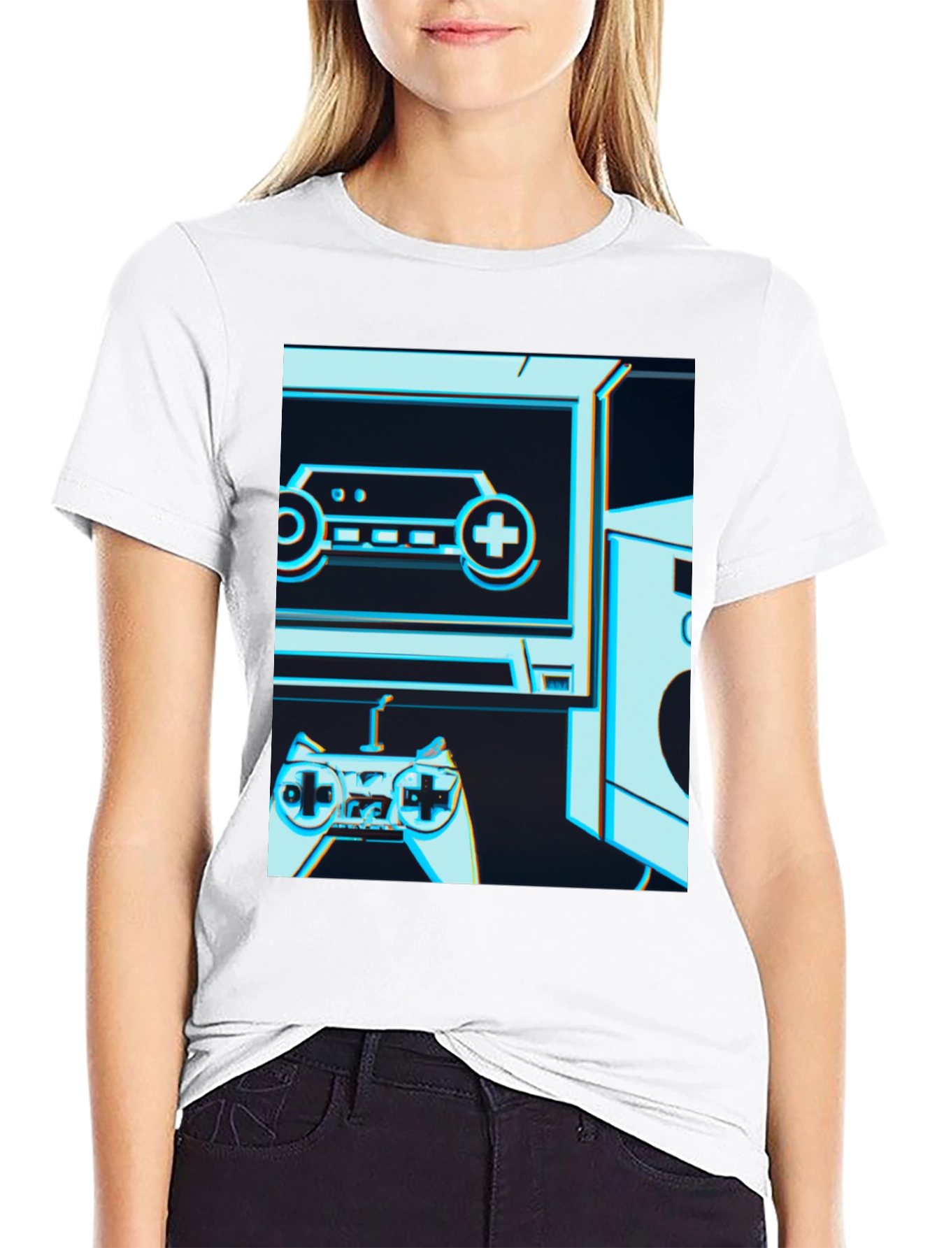 Retro Gaming T-Shirt - Classic Console Design