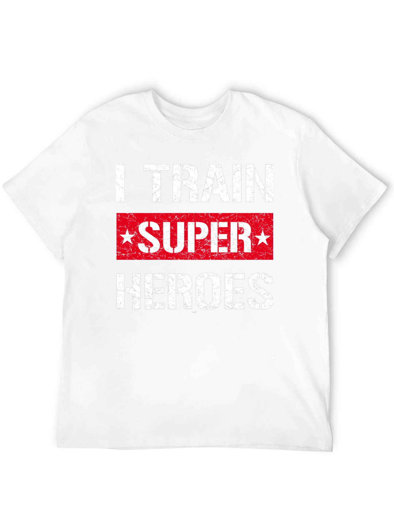 I Train Super Heroes T-Shirt - Black