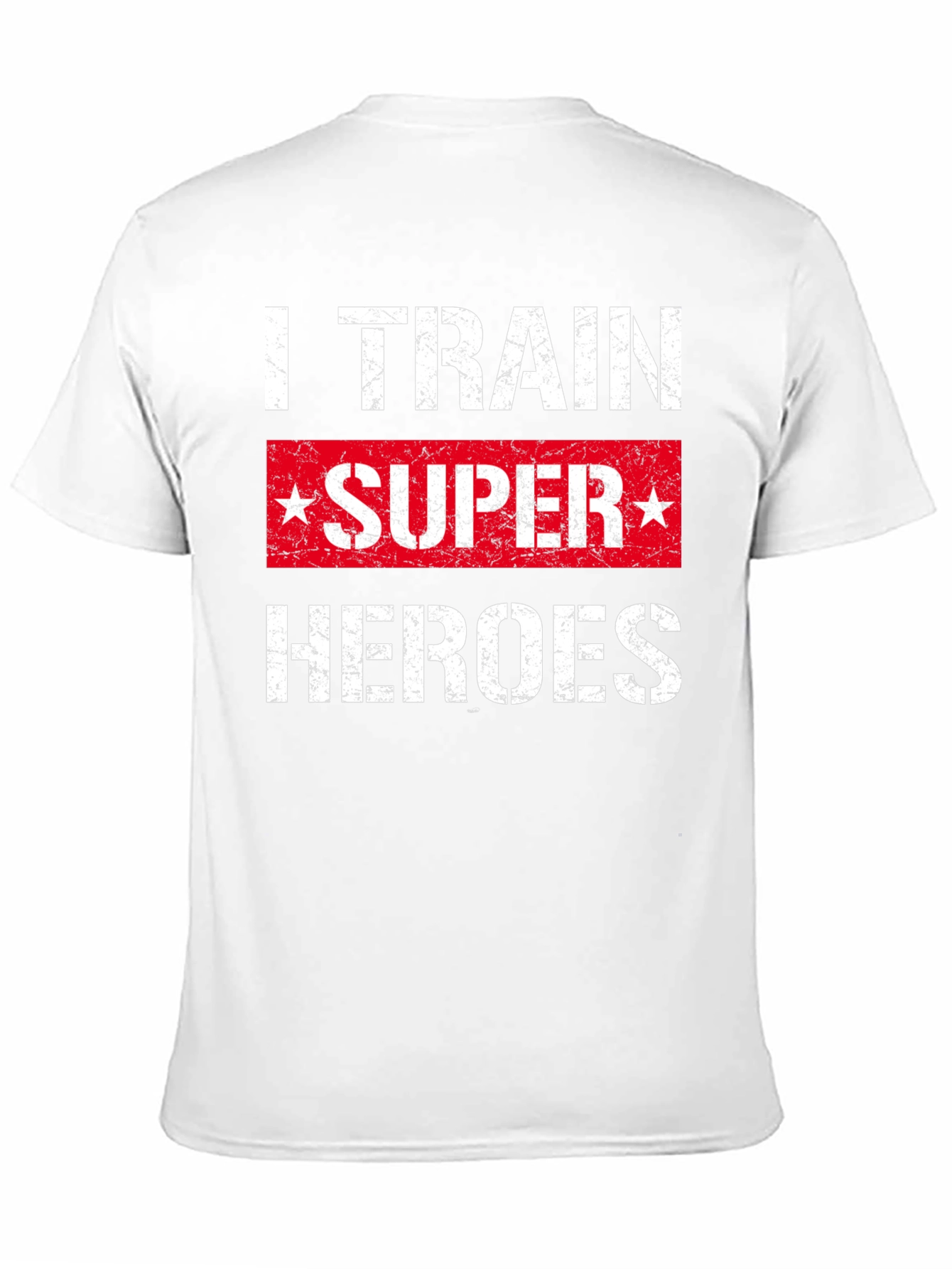 I Train Super Heroes T-Shirt - Black