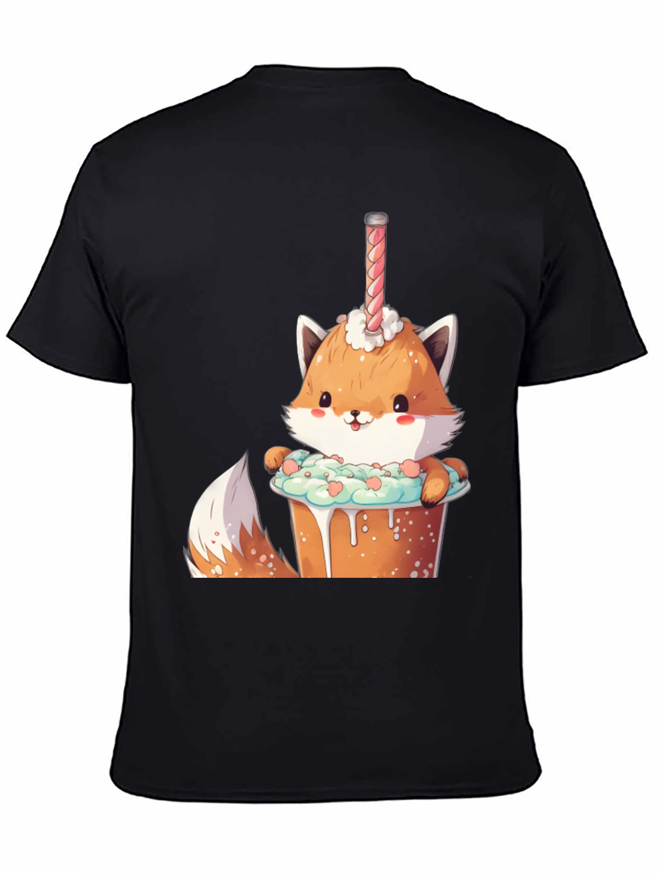 Cute Fox Dessert T-Shirt