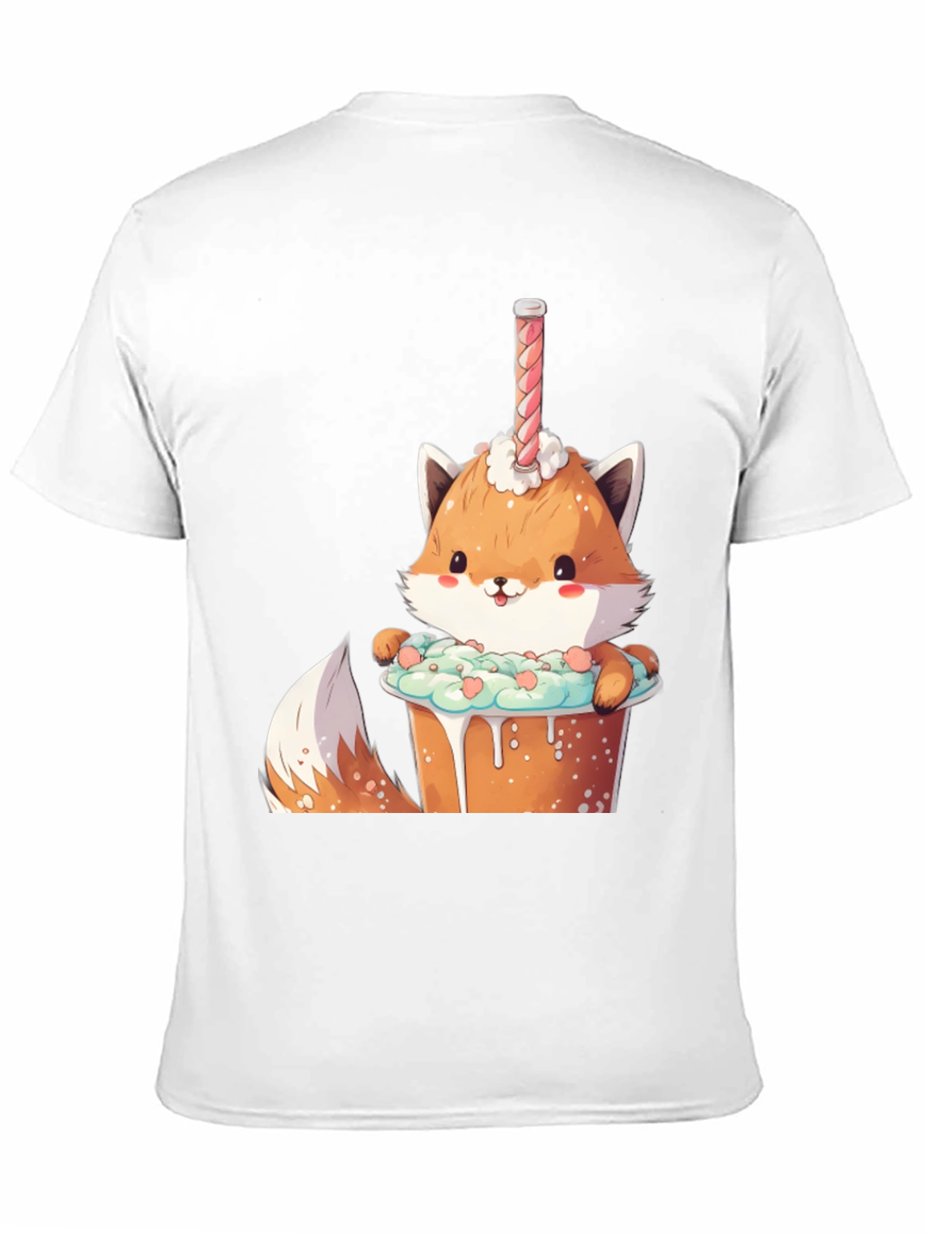 Cute Fox Dessert T-Shirt