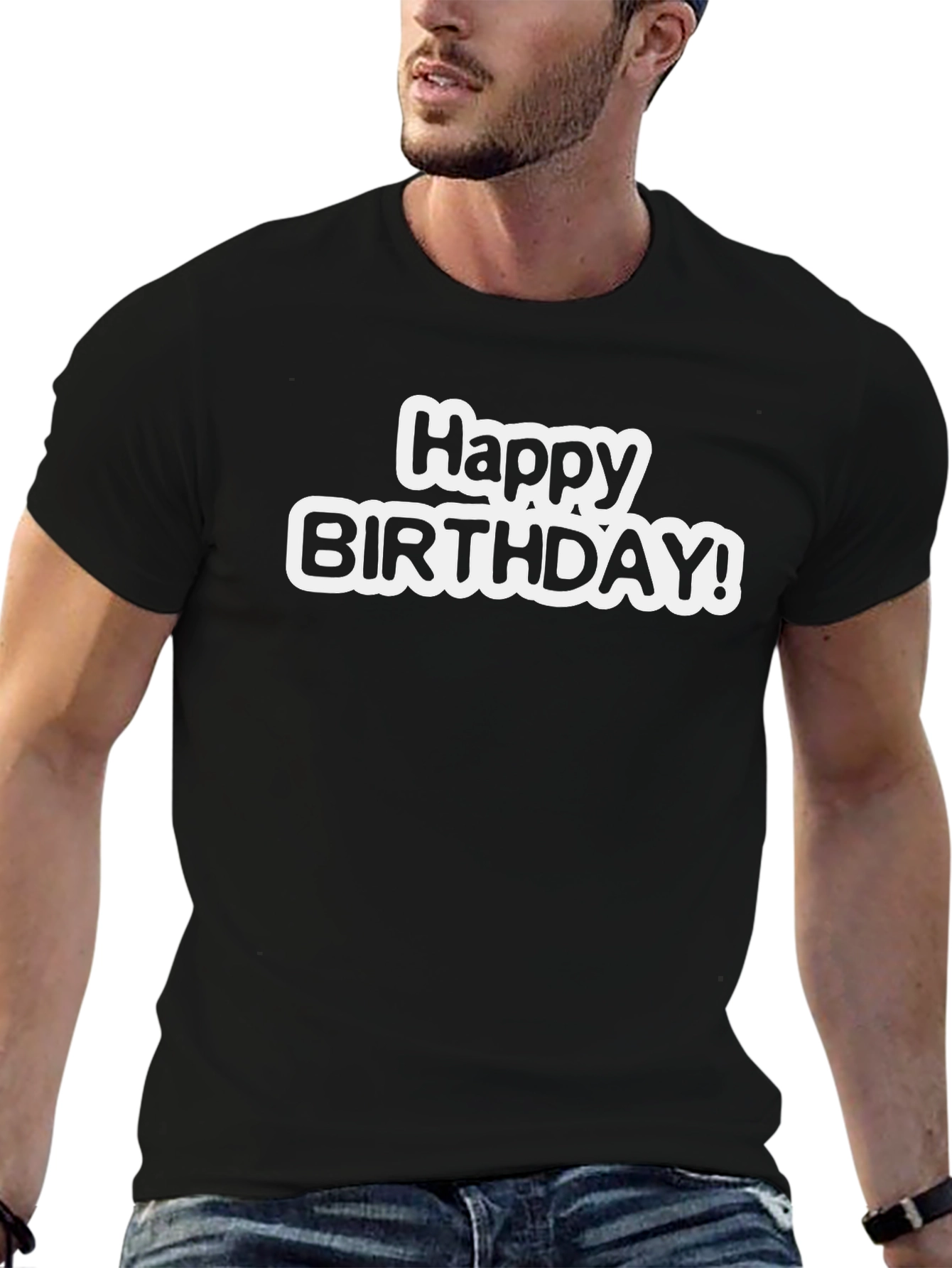Happy Birthday T-Shirt - Bold Celebration