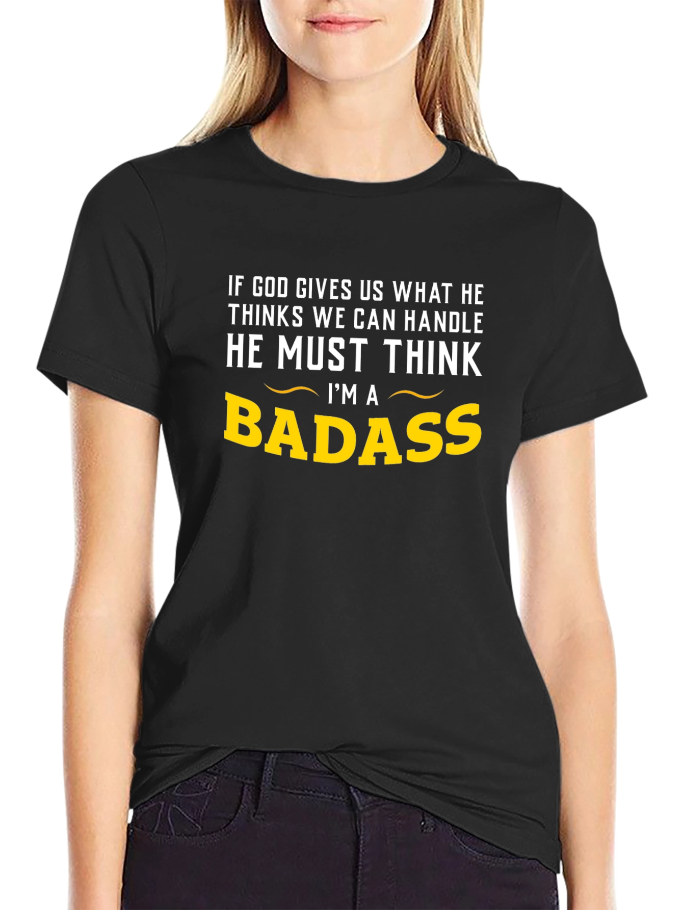 Badass Graphic Tee -  Funny Mens T-Shirt