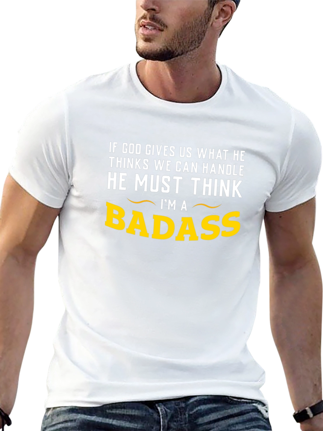 Badass Graphic Tee -  Funny Mens T-Shirt
