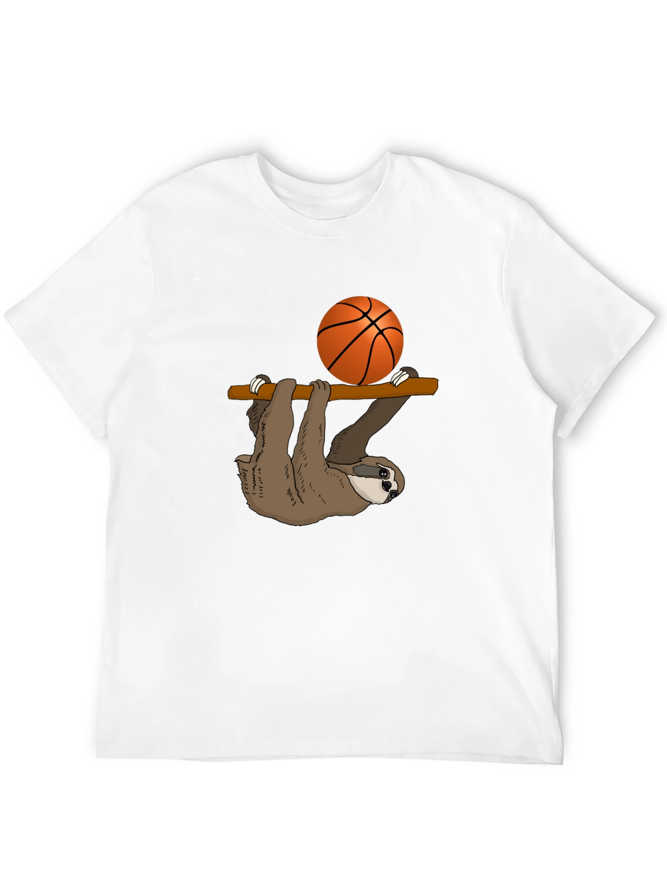 Sloth Basketball T-Shirt - Hang Time!