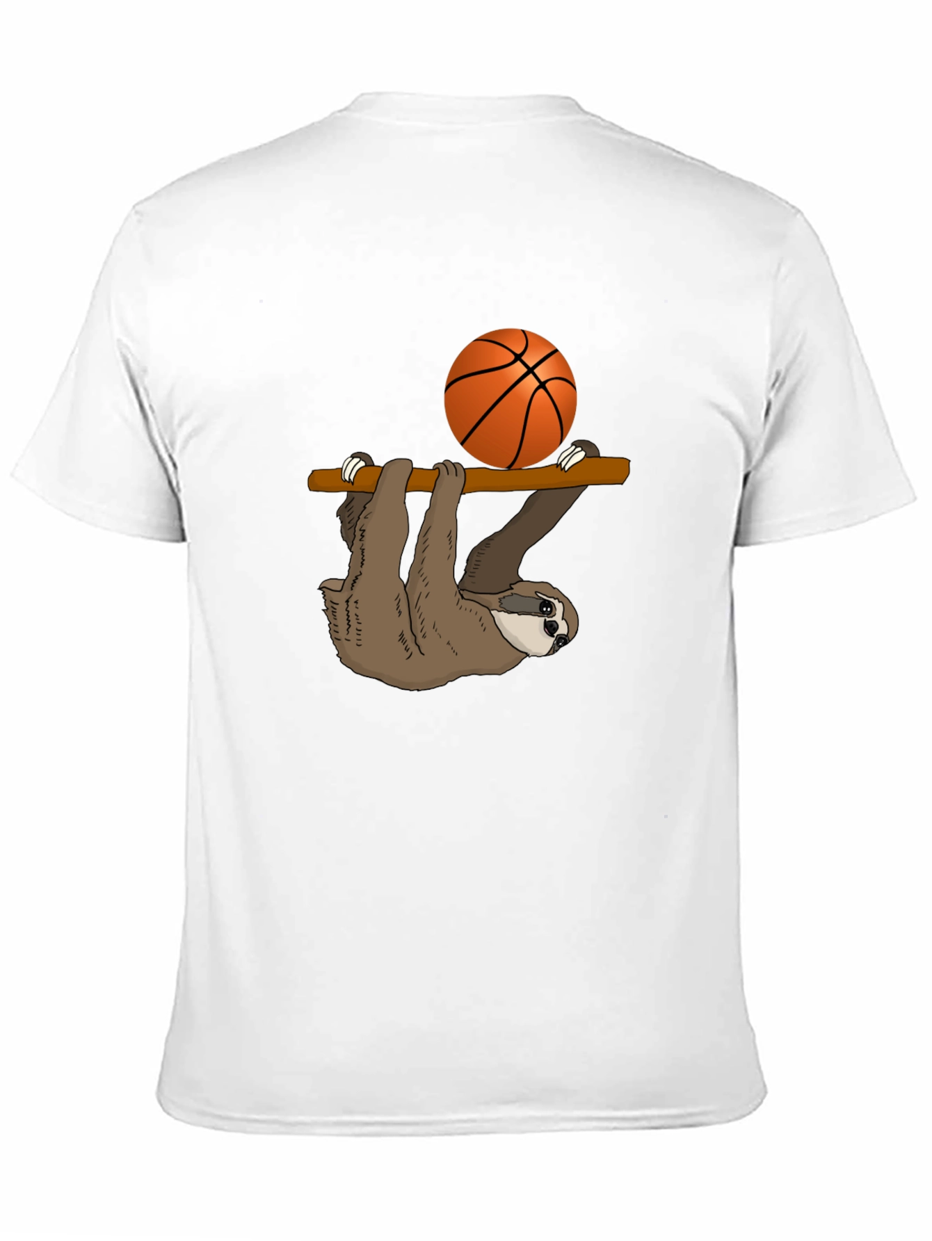 Sloth Basketball T-Shirt - Hang Time!