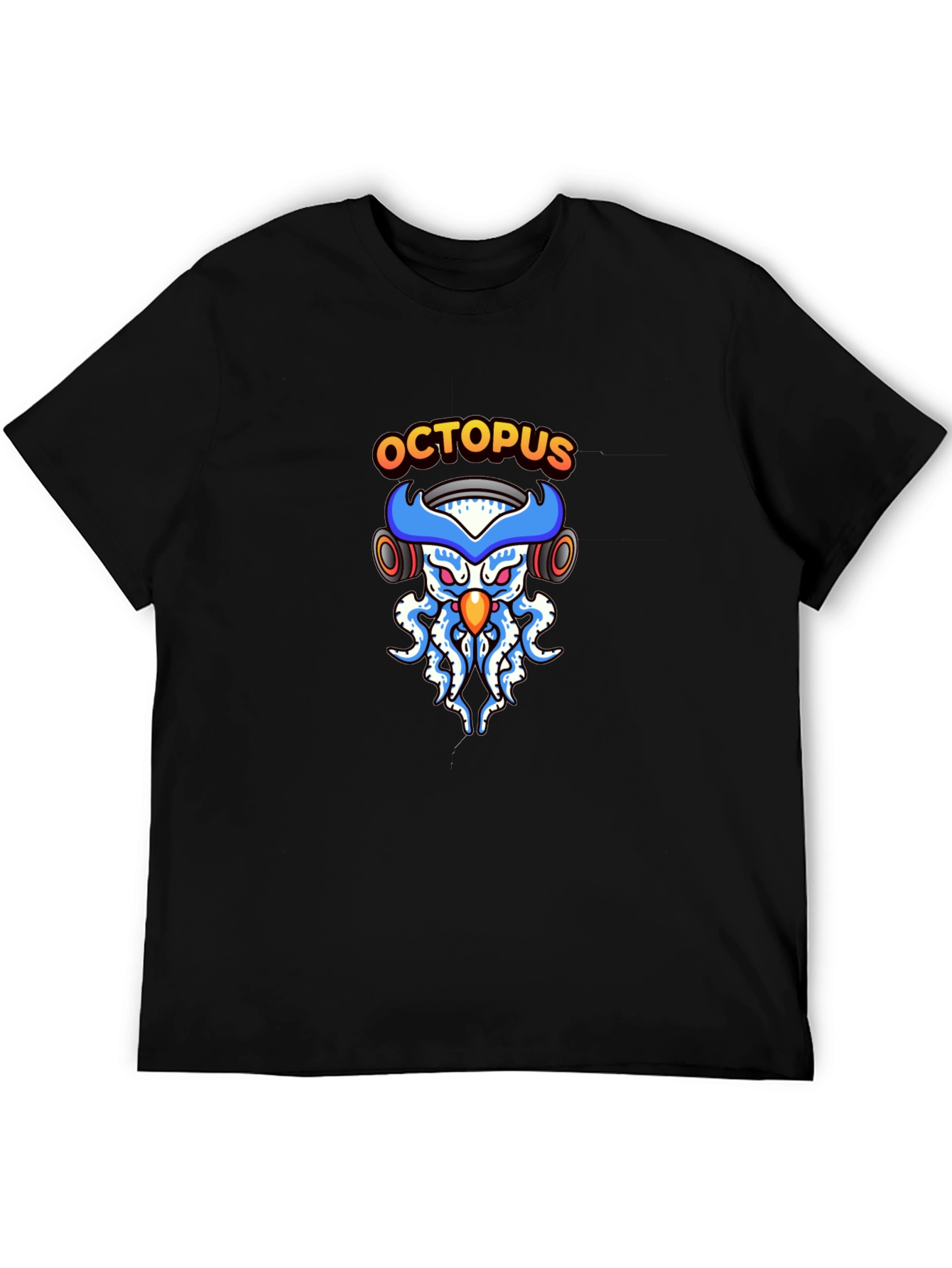 Octopus DJ Black T-Shirt