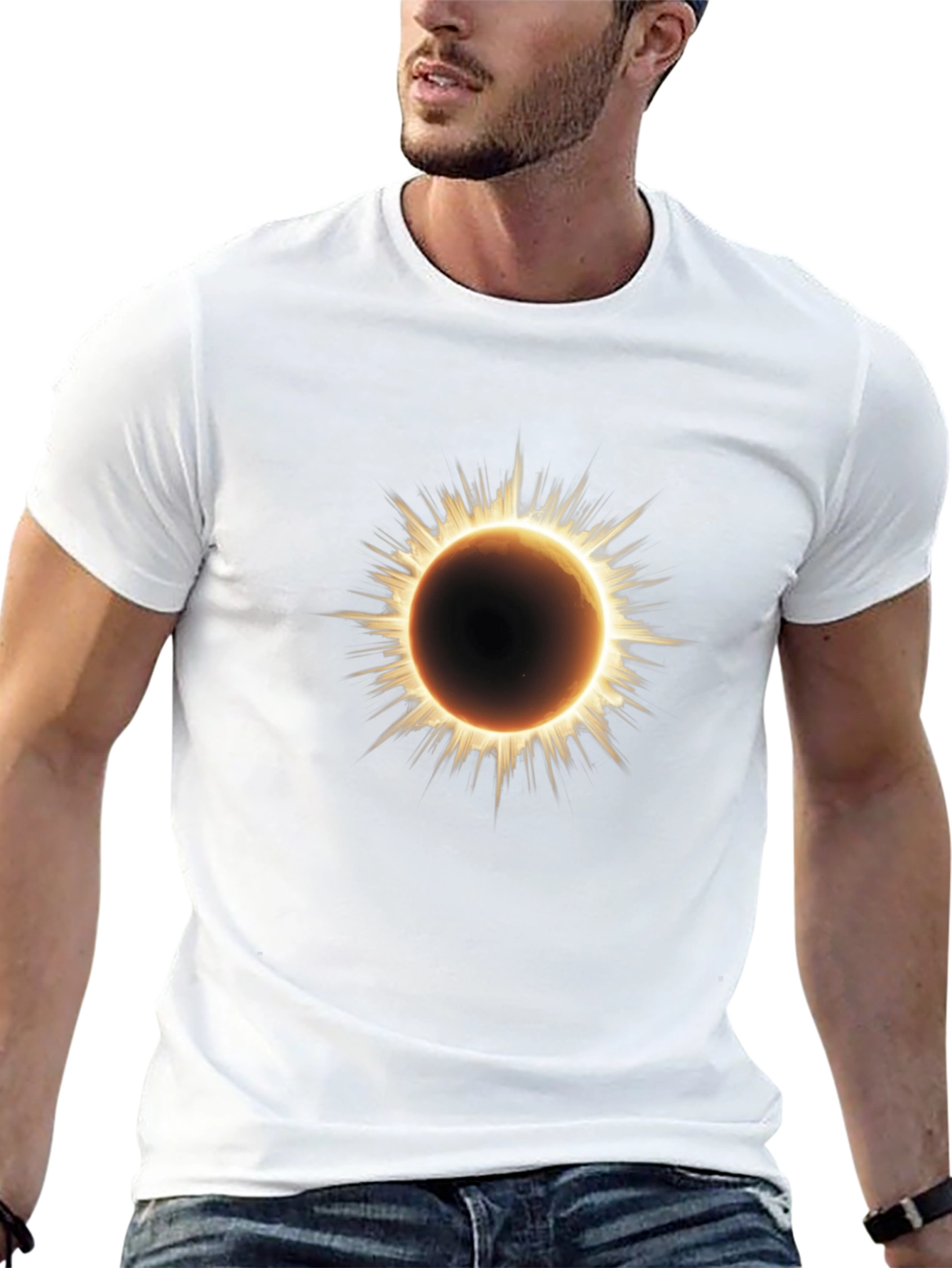 Eclipse Graphic Black T-Shirt